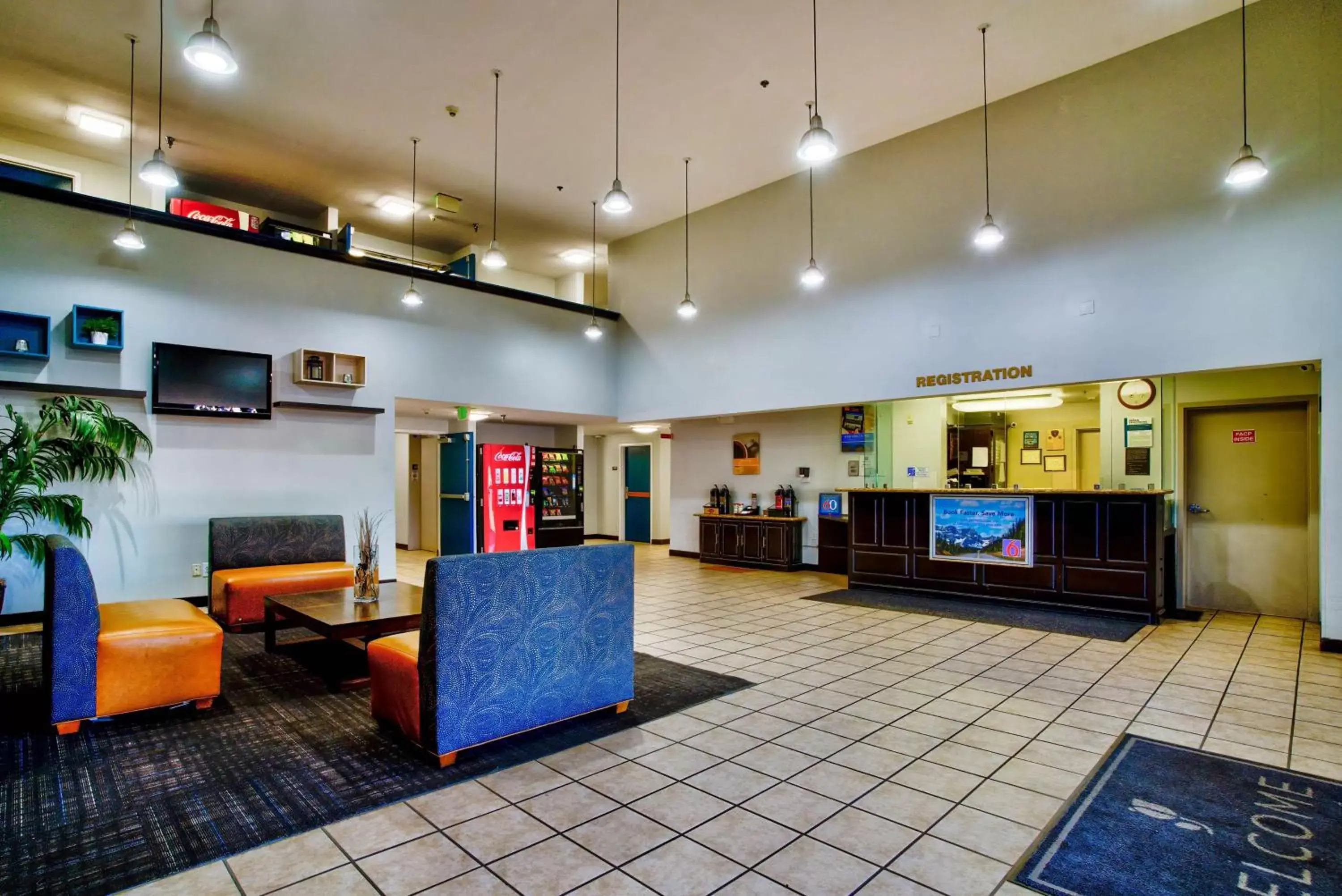 Lobby or reception, Lobby/Reception in Motel 6-Hesperia, CA - West Main Street I-15