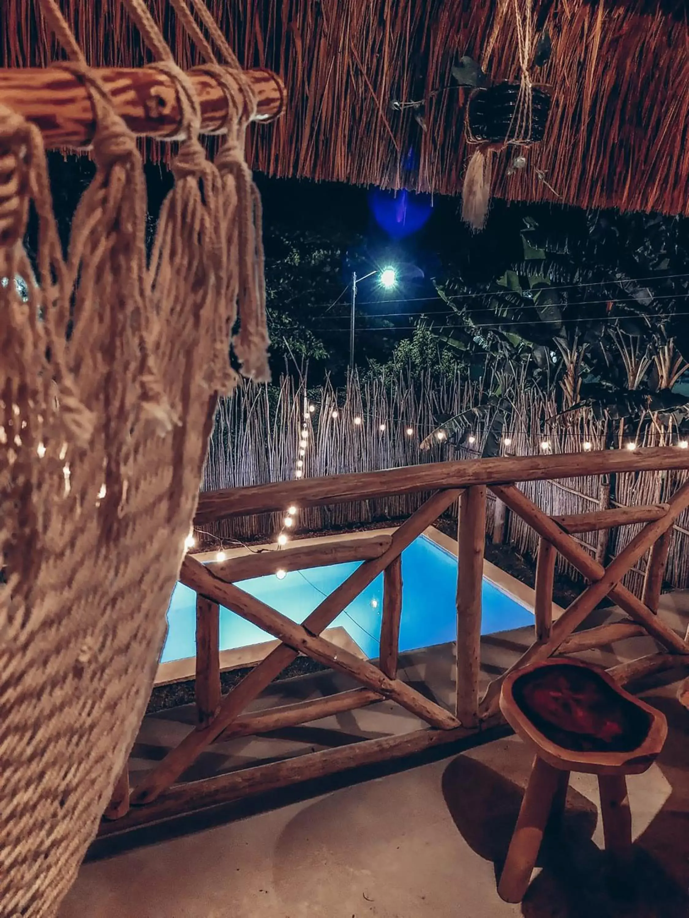 Balcony/Terrace, Pool View in Hotel Xa´an Bacalar