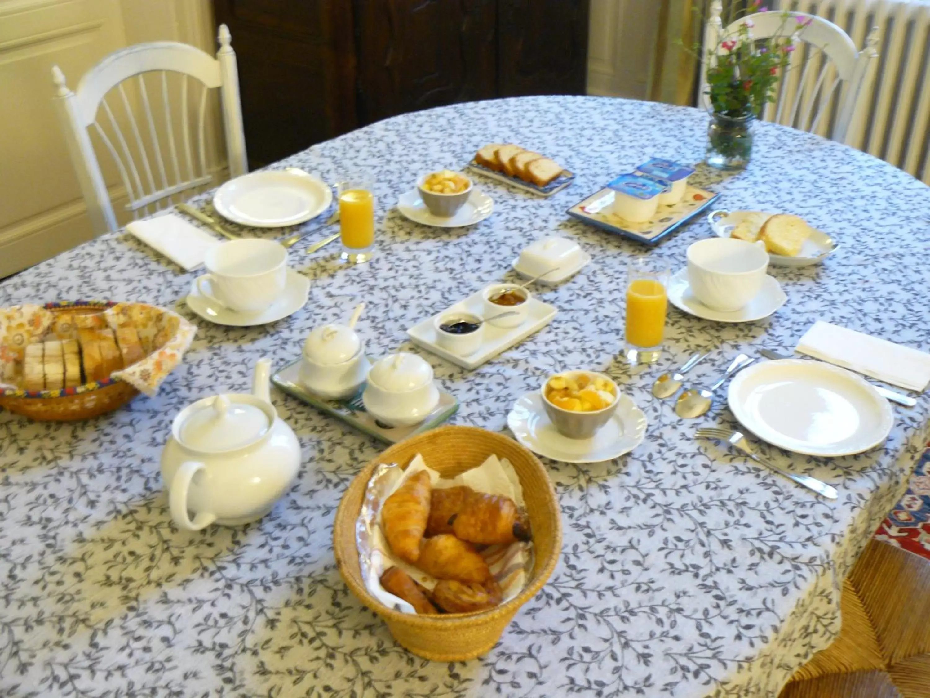 Food and drinks, Breakfast in La Maison de Saumur