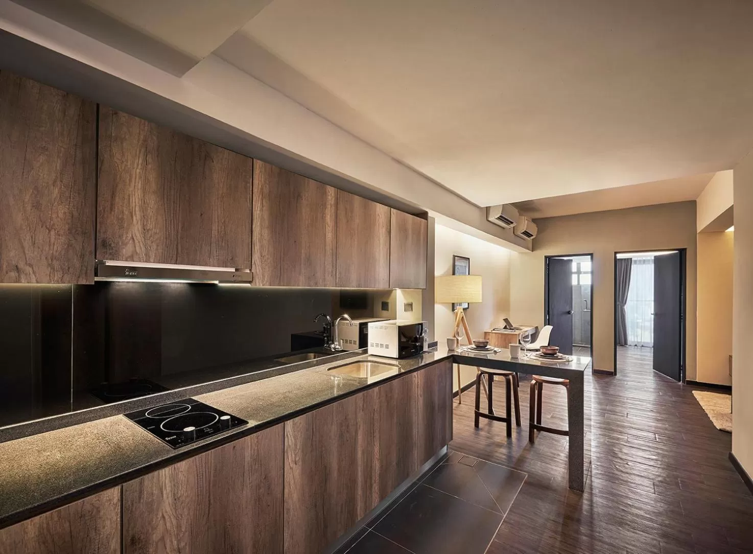 Bedroom, Kitchen/Kitchenette in Tropics Eight Suites