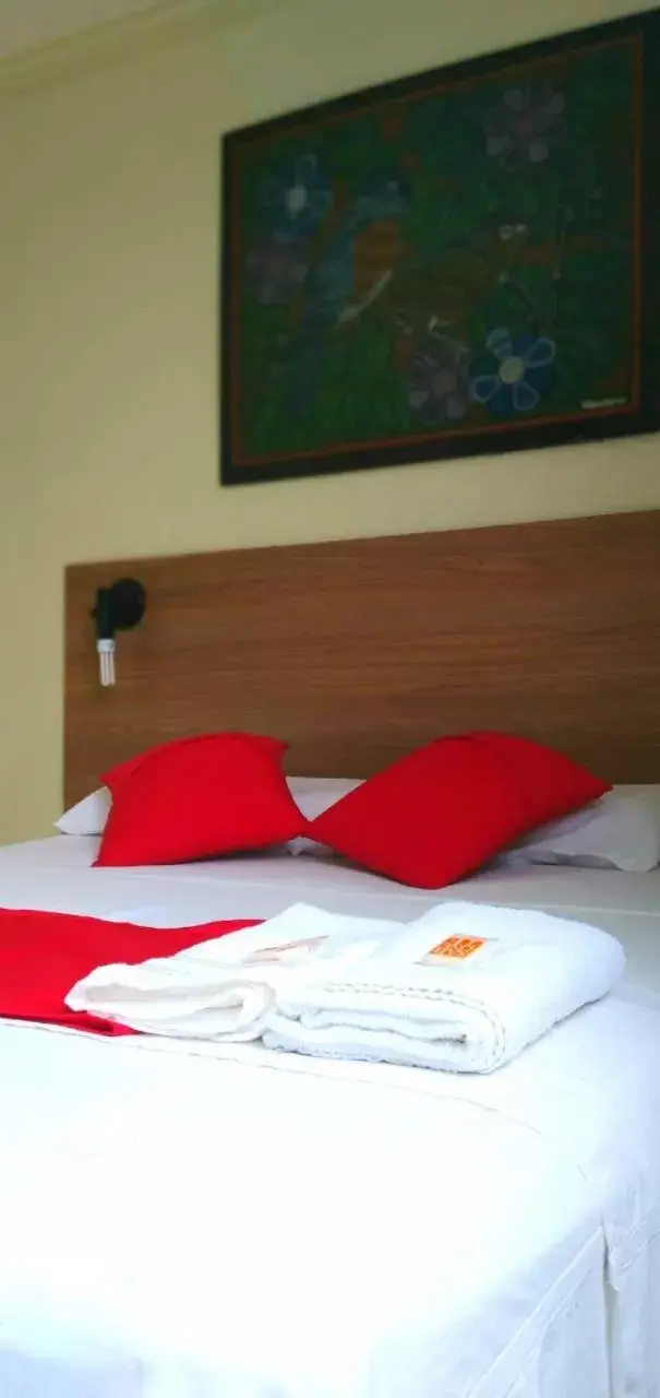 Bed in Central Hotel Manaus
