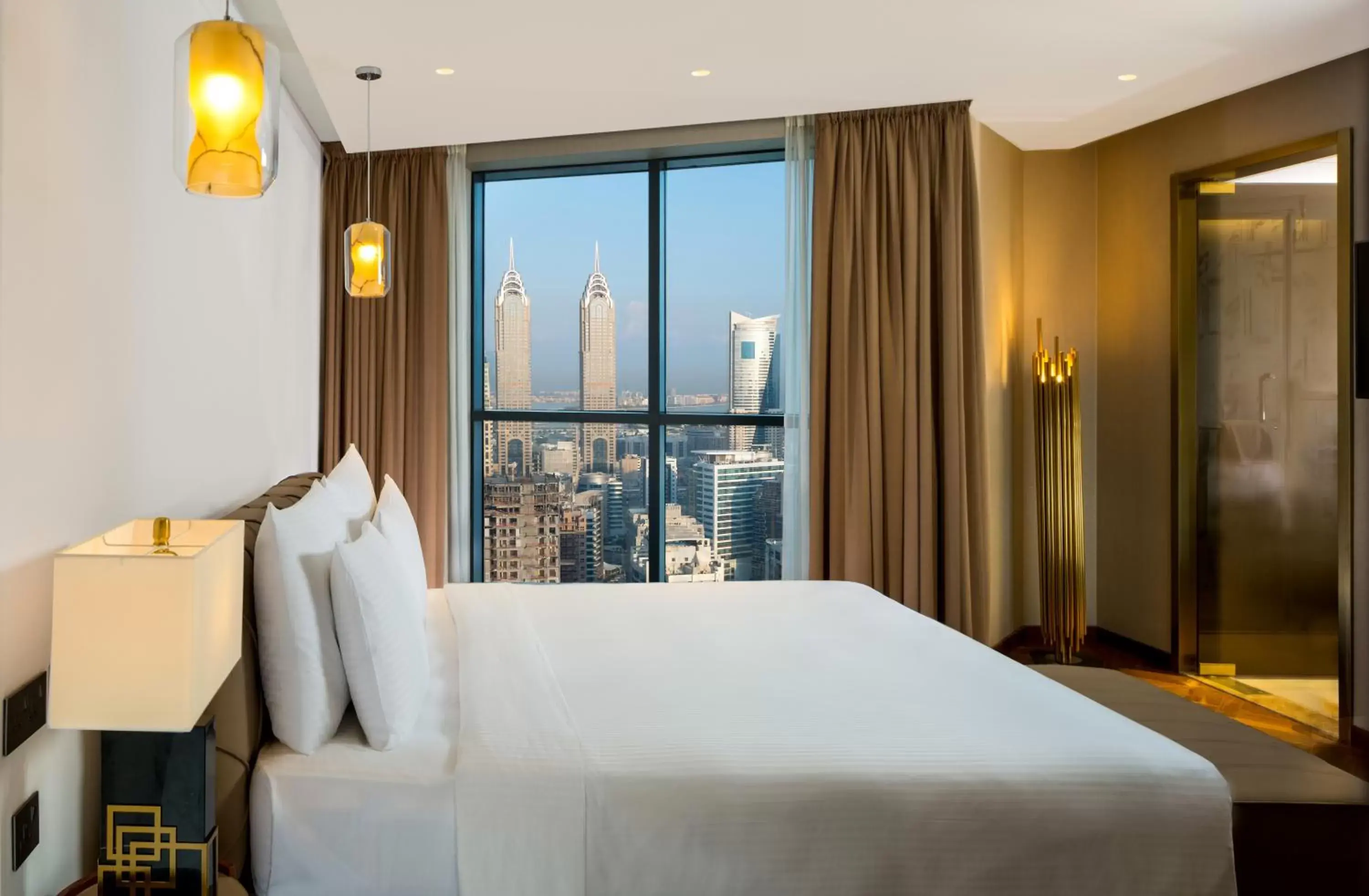Bedroom, Bed in Millennium Place Barsha Heights Hotel Apartments
