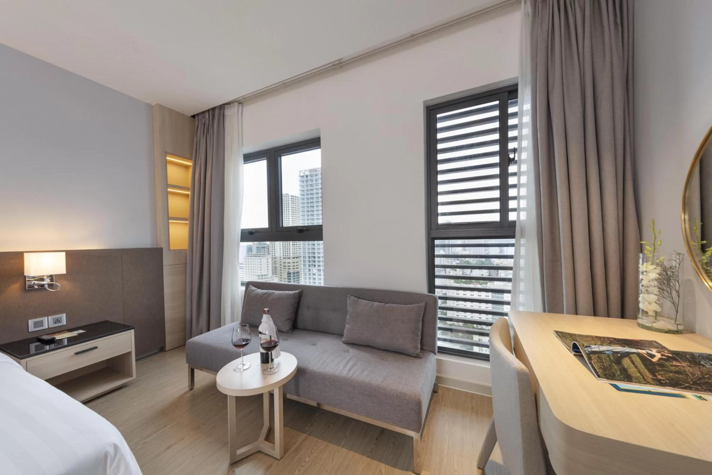 Bedroom, Bed in DQua Hotel