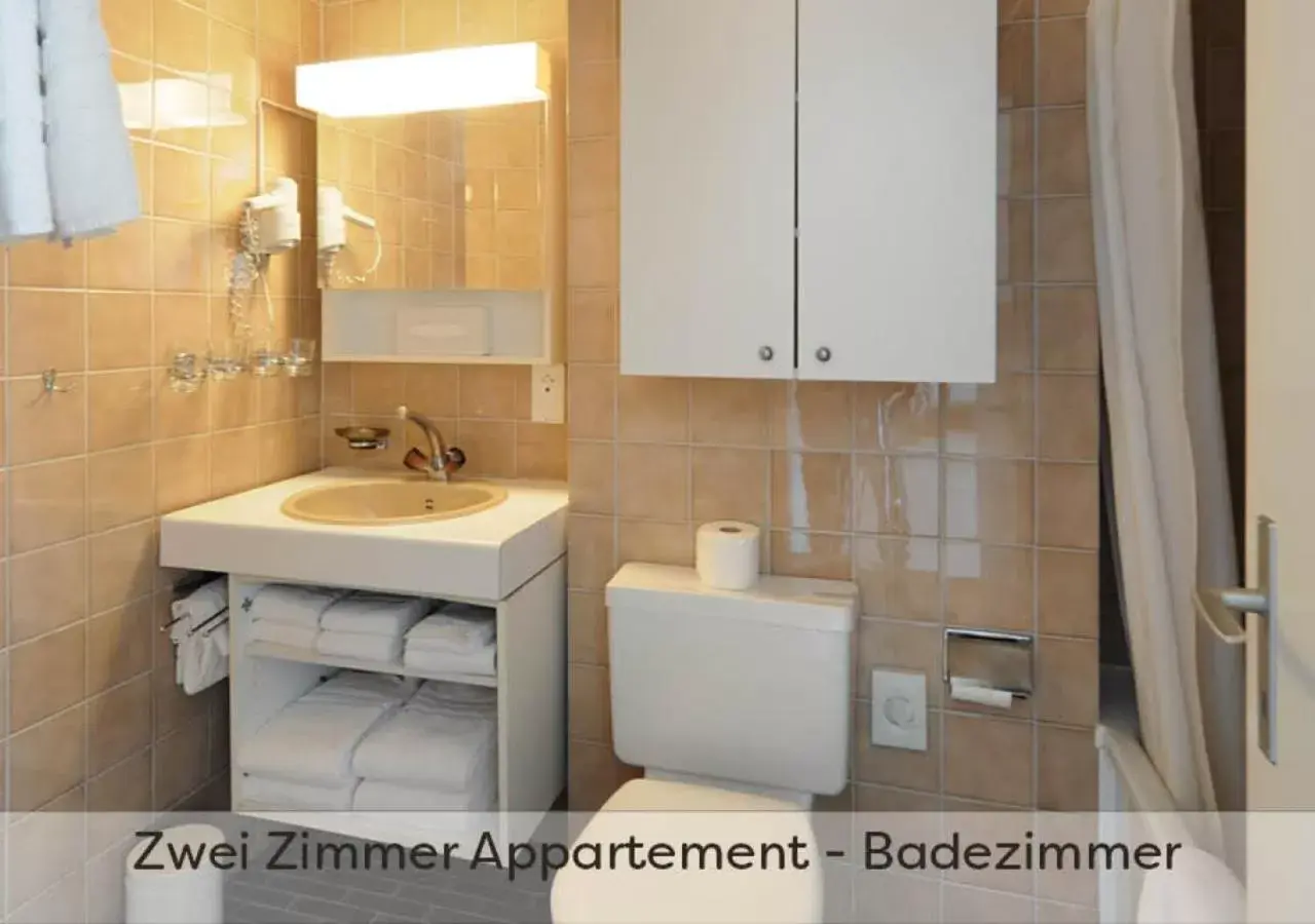 Bathroom in Aparthotel Eiger *** - Grindelwald