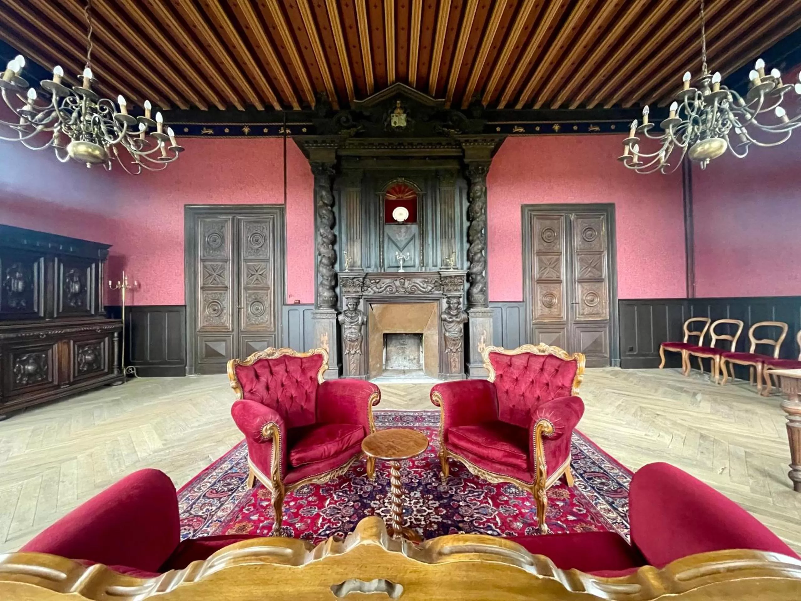 Seating Area in Château Borgeat de Lagrange - privatisation