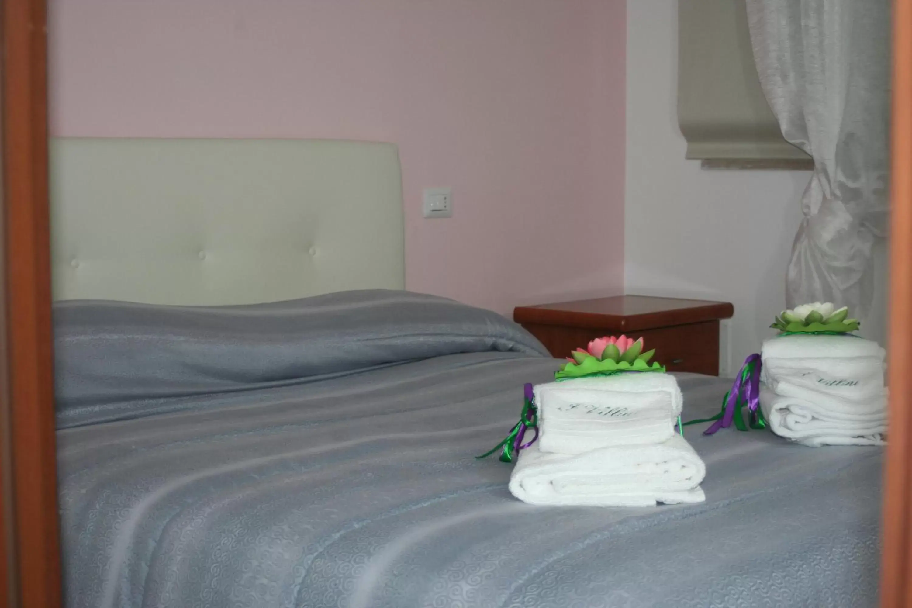 Bed in I Villini B&B