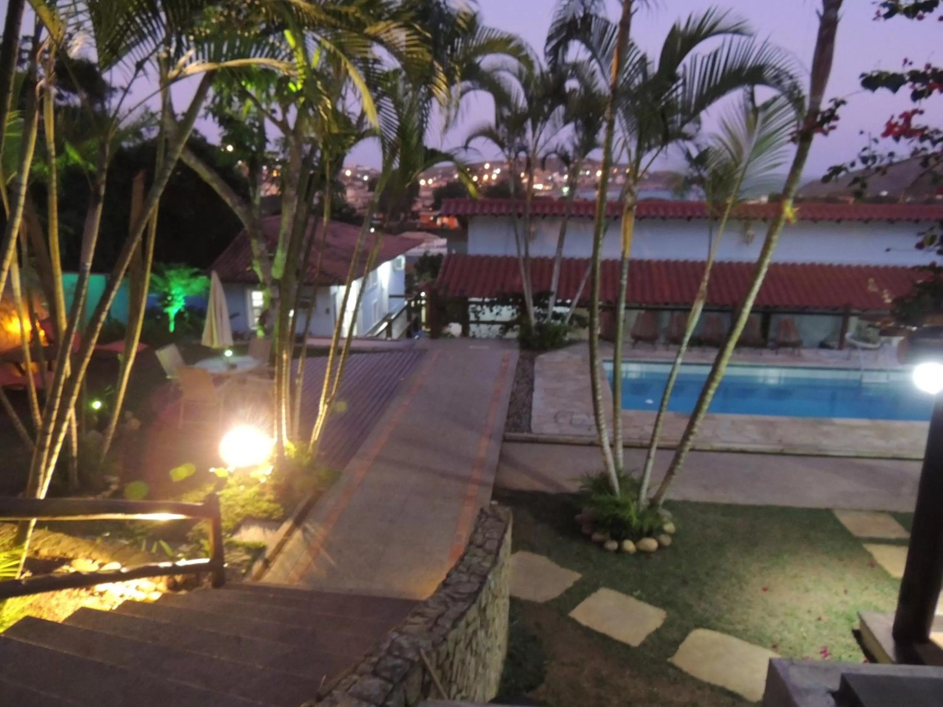 Garden in Pousada Akaroa