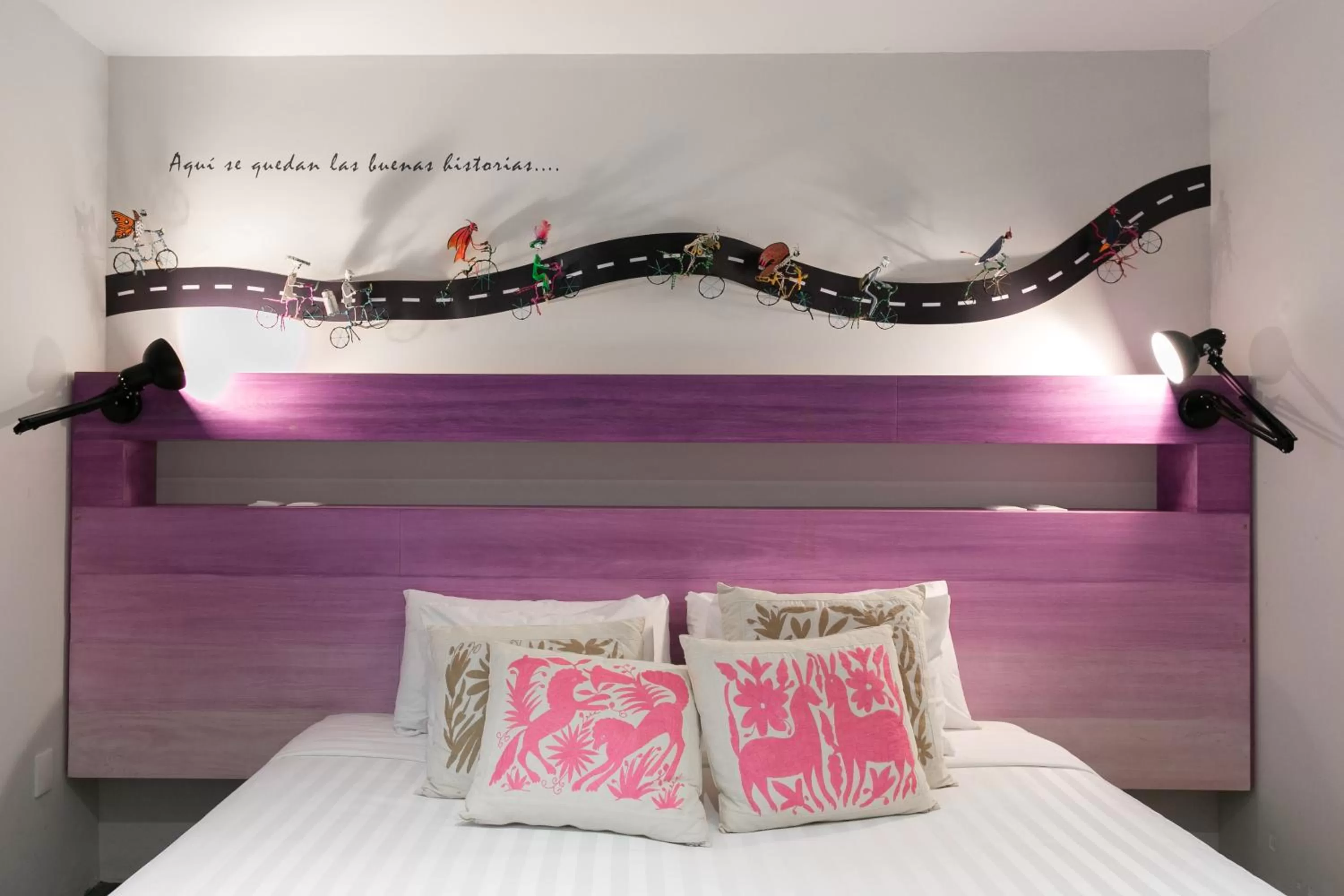 Bed in La Palomilla Bed & Breakfast