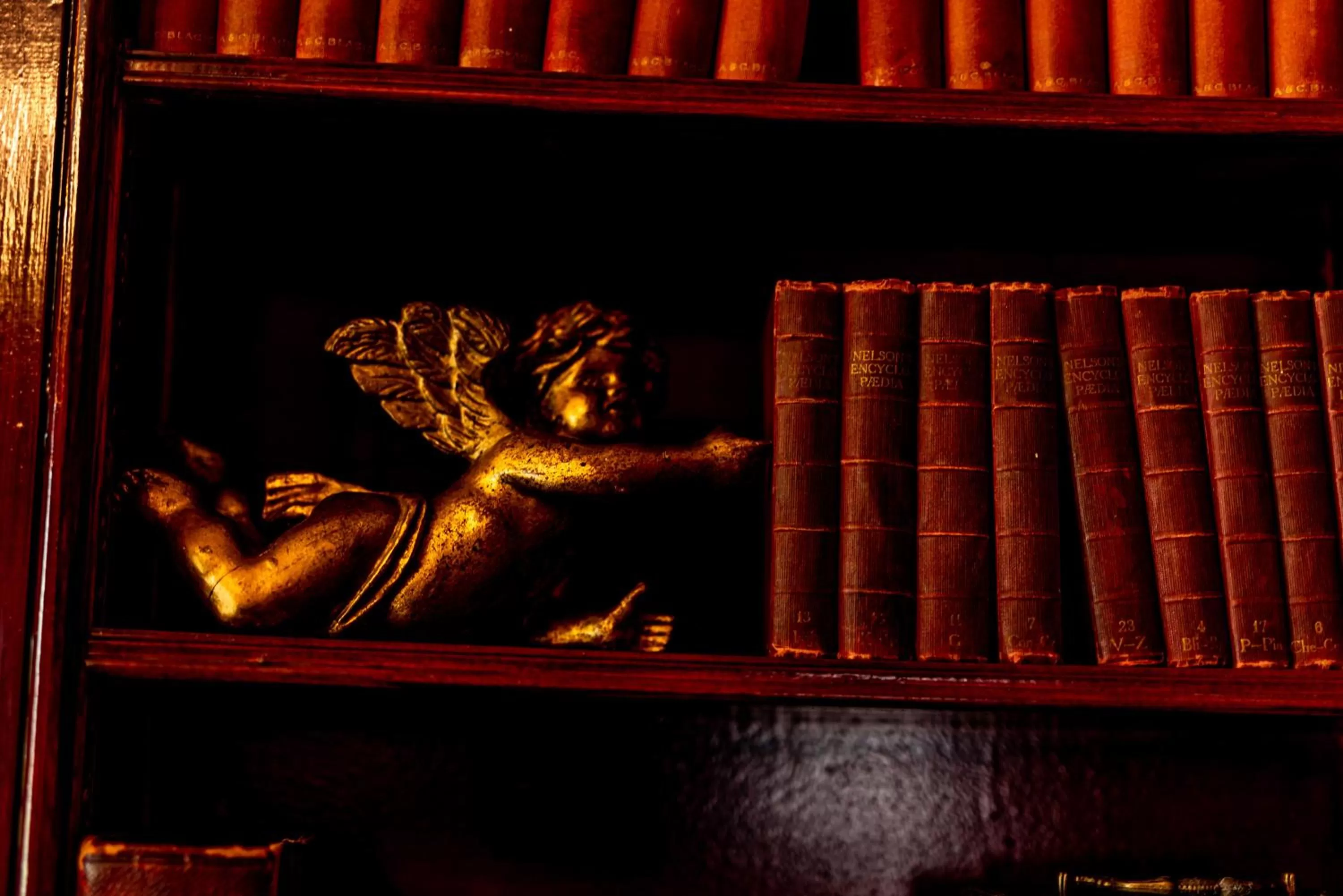 Library in Melville Castle Hotel