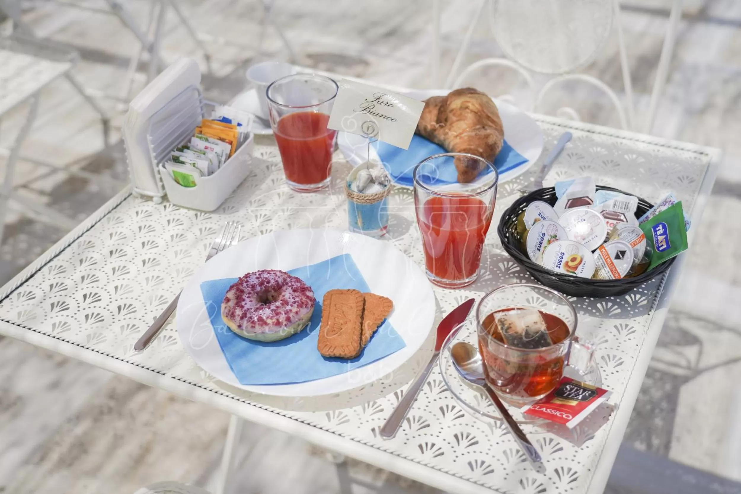 Food in Balconi sul mare