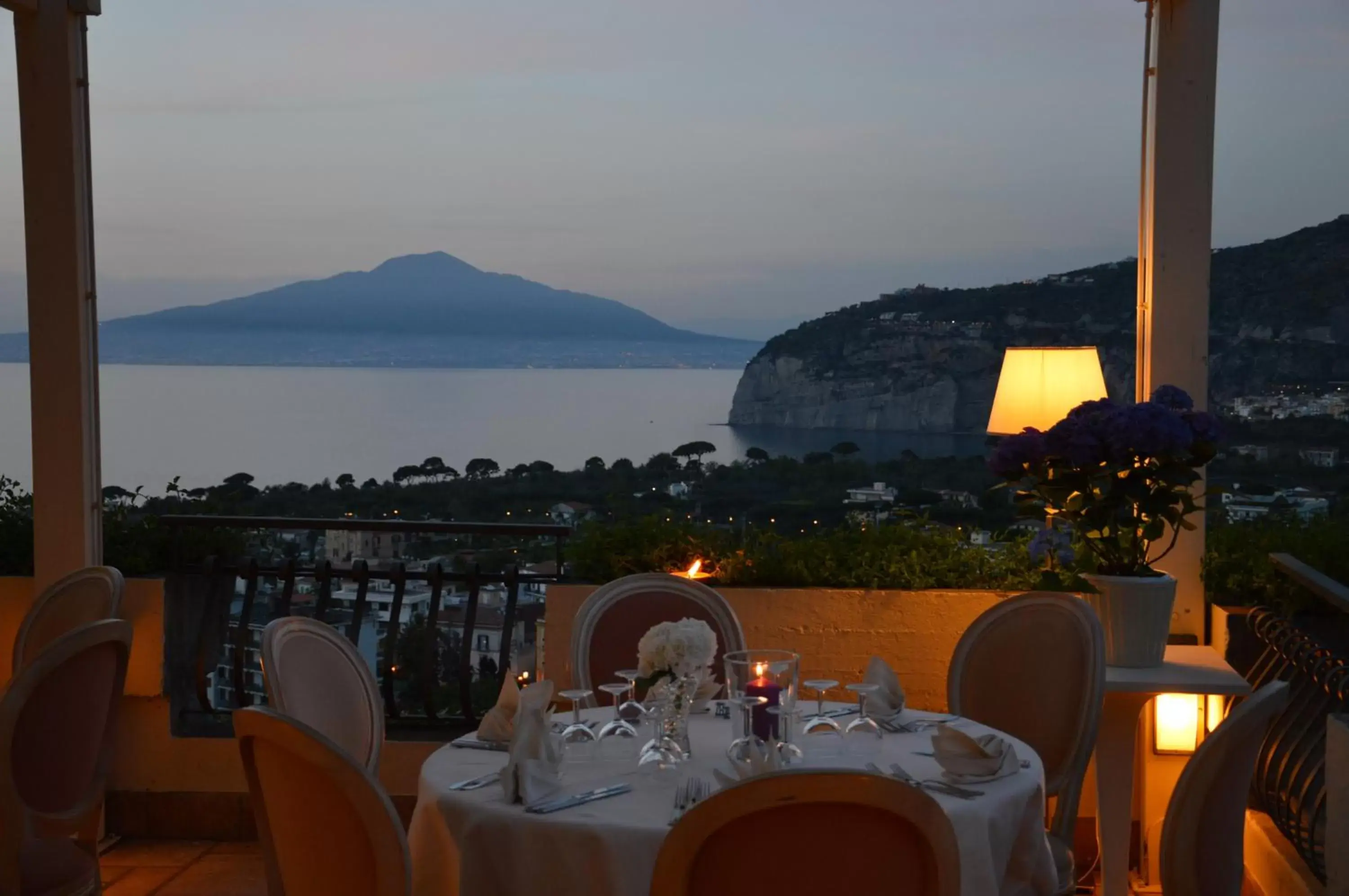 Balcony/Terrace, Restaurant/Places to Eat in Hotel Cristina