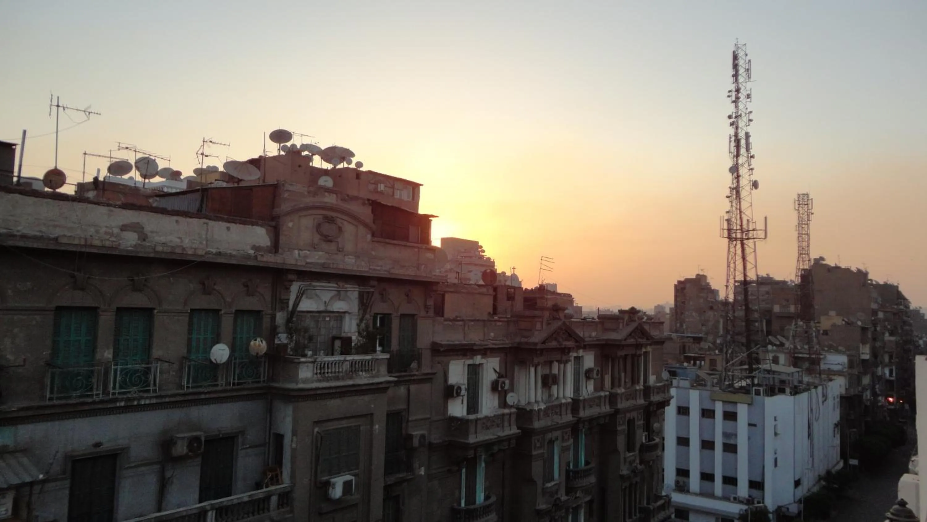 City view in Cecilia Hostel