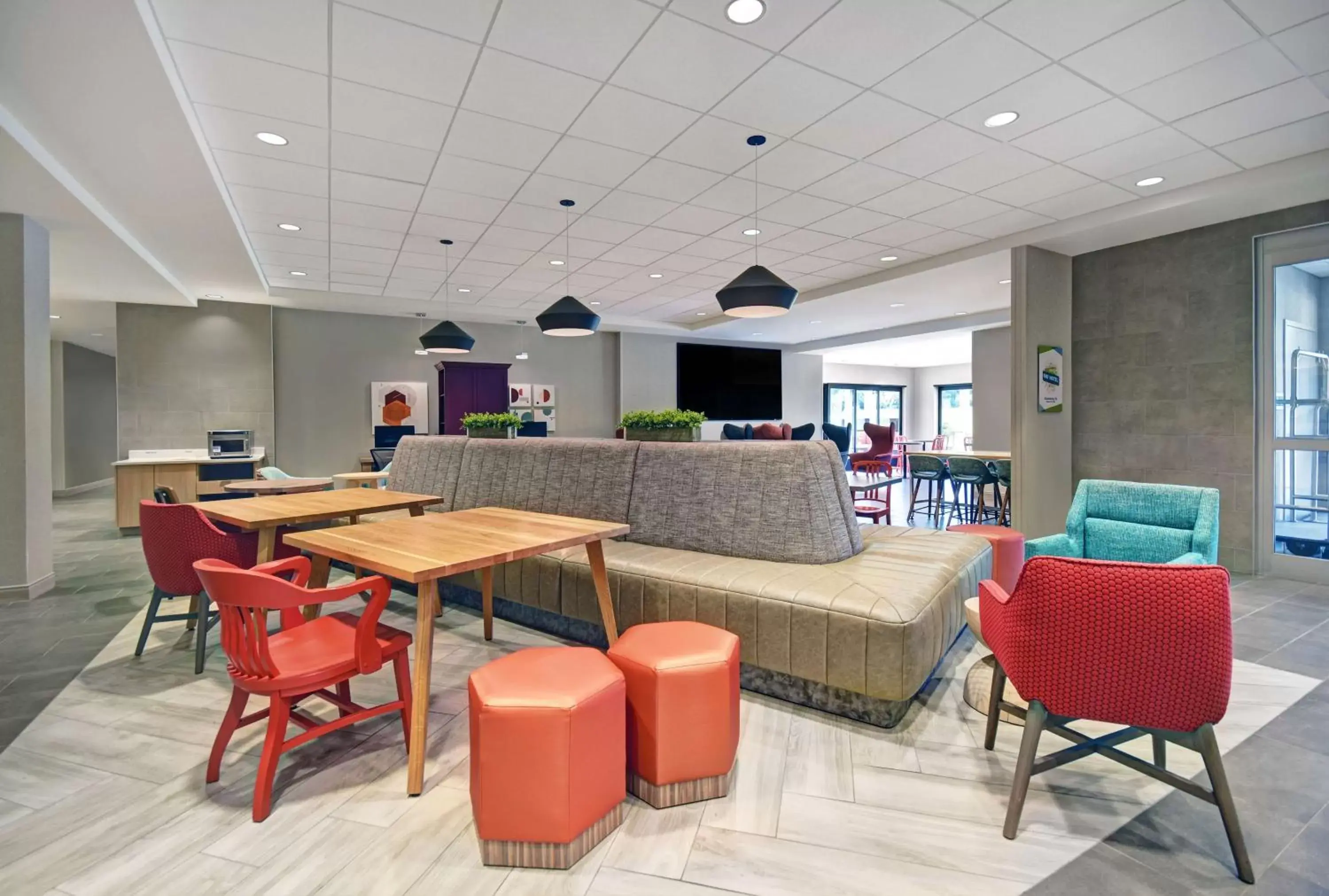 Lobby or reception in Home2 Suites by Hilton Blacksburg University Lobby or reception in Home2 Suites by Hilton Blacksburg University