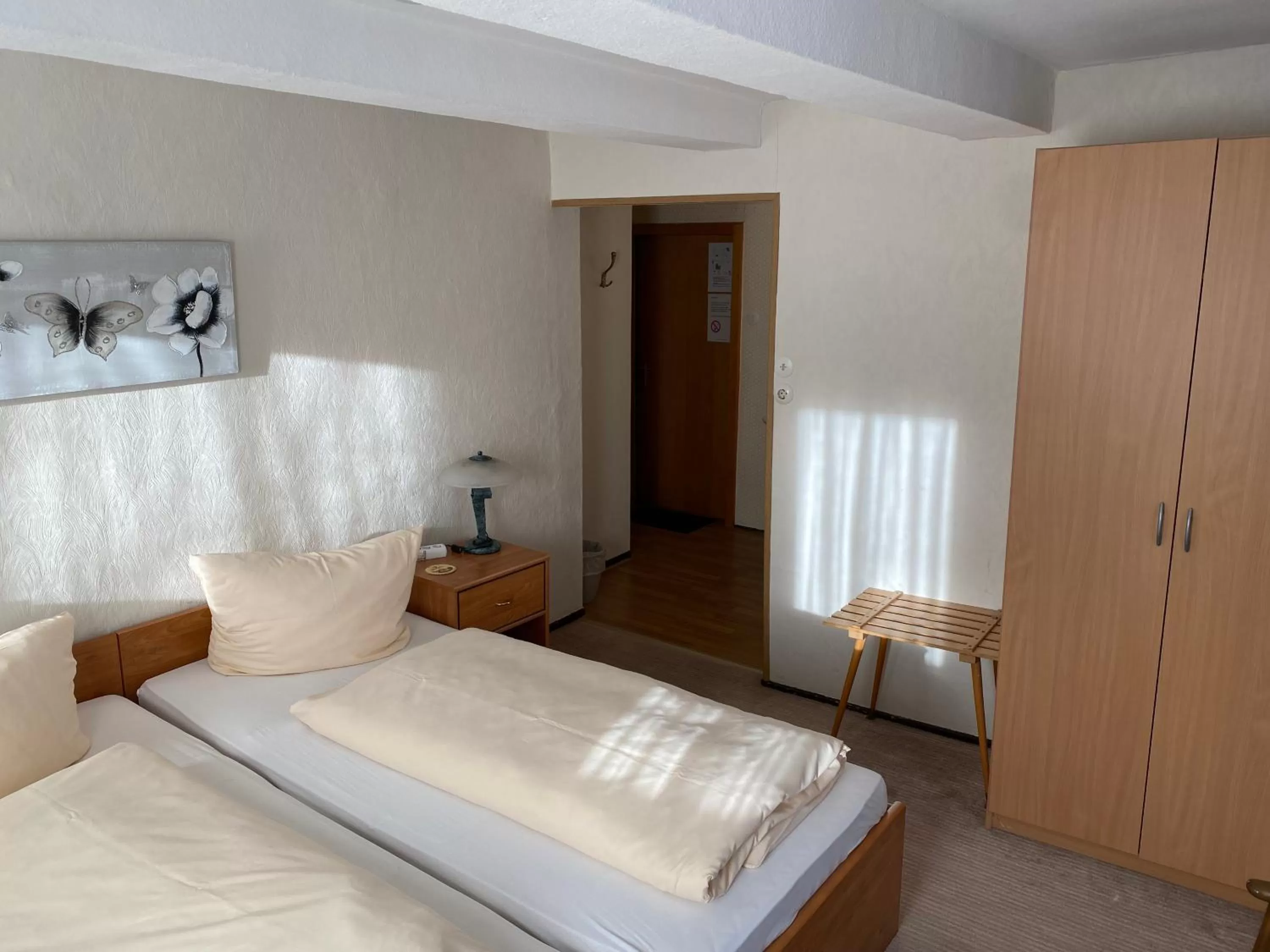 Bed in Hotel Pension Gelpkes Mühle