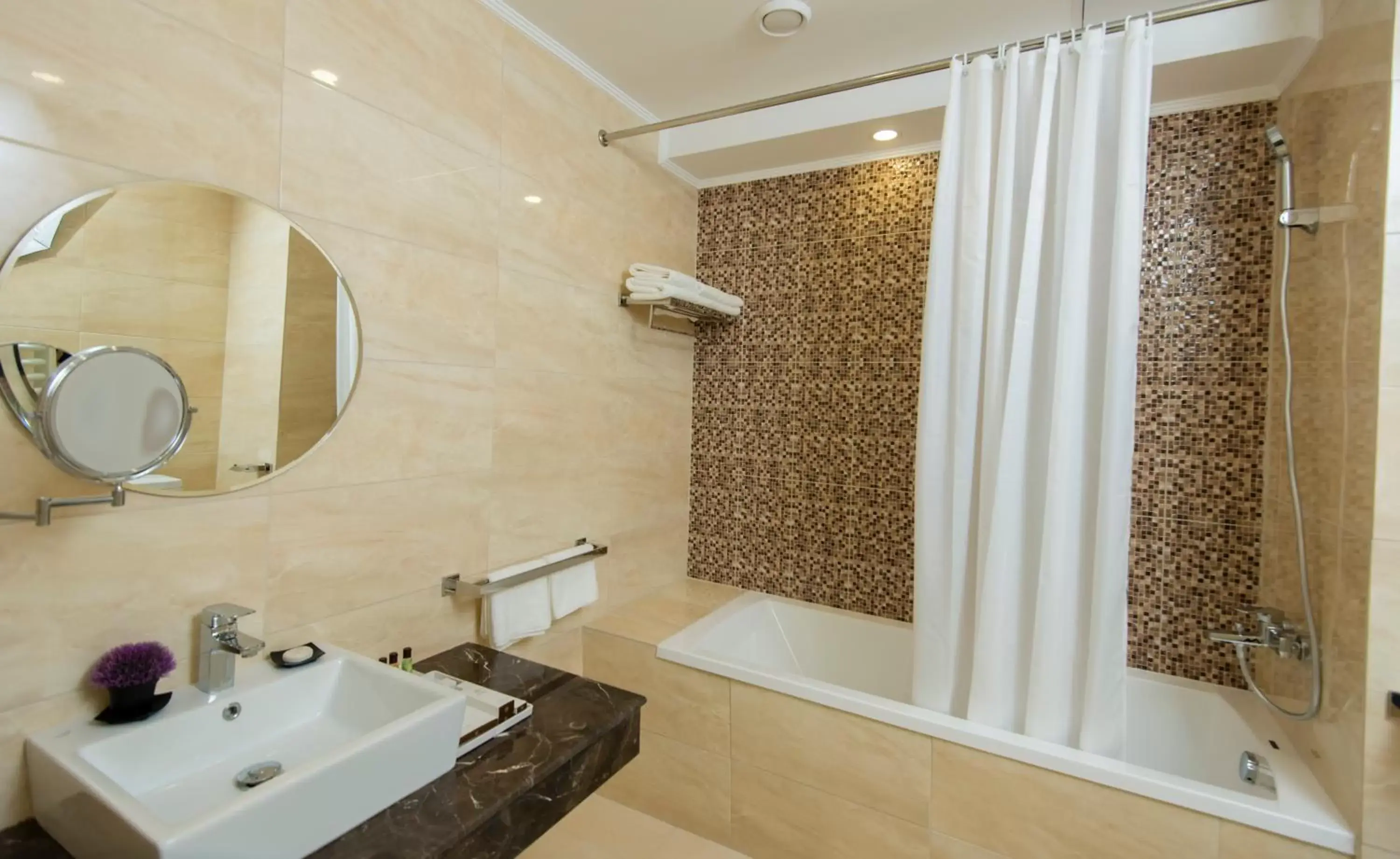 Shower, Bathroom in Bristol Central Park Hotel