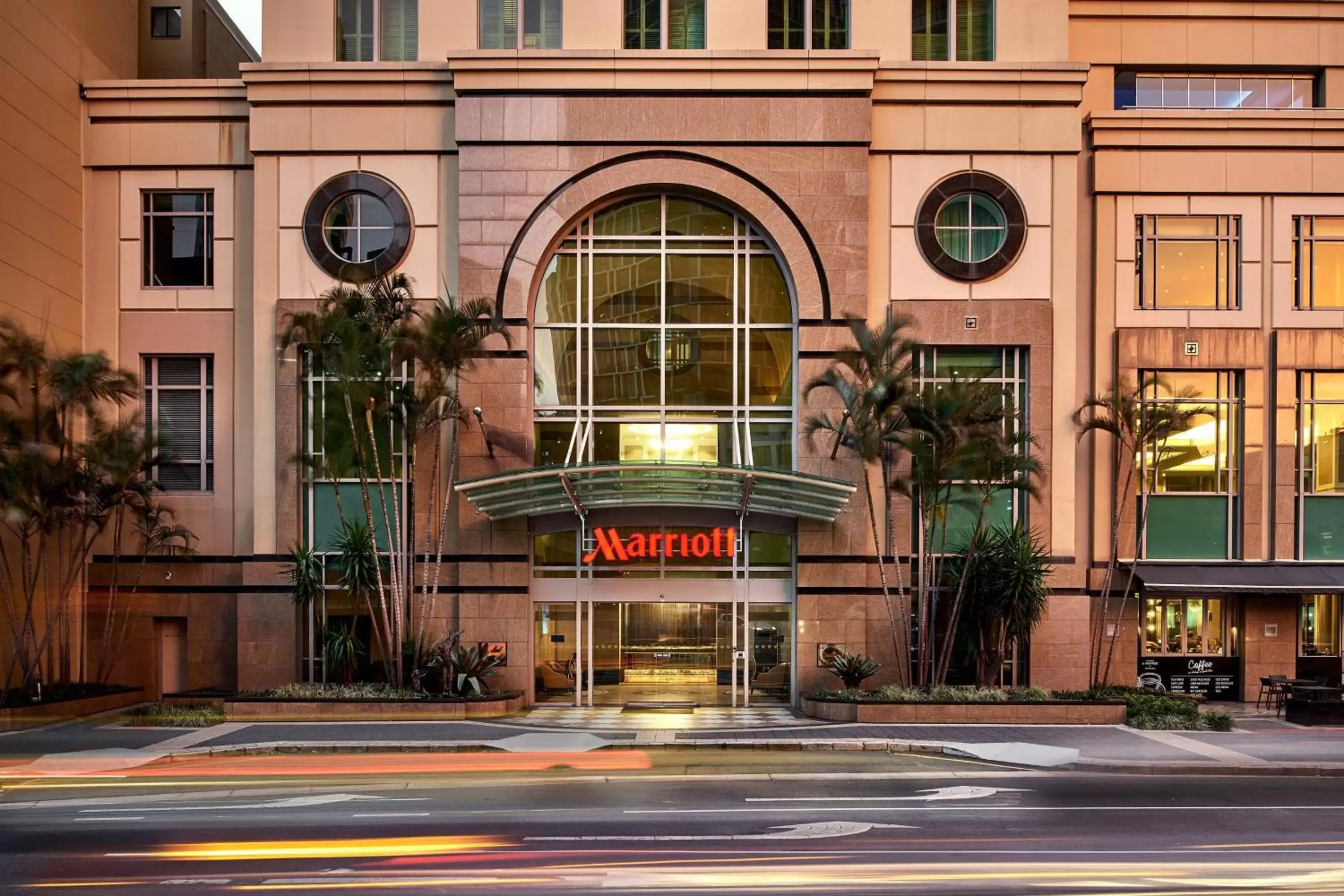 Property building in Brisbane Marriott Hotel