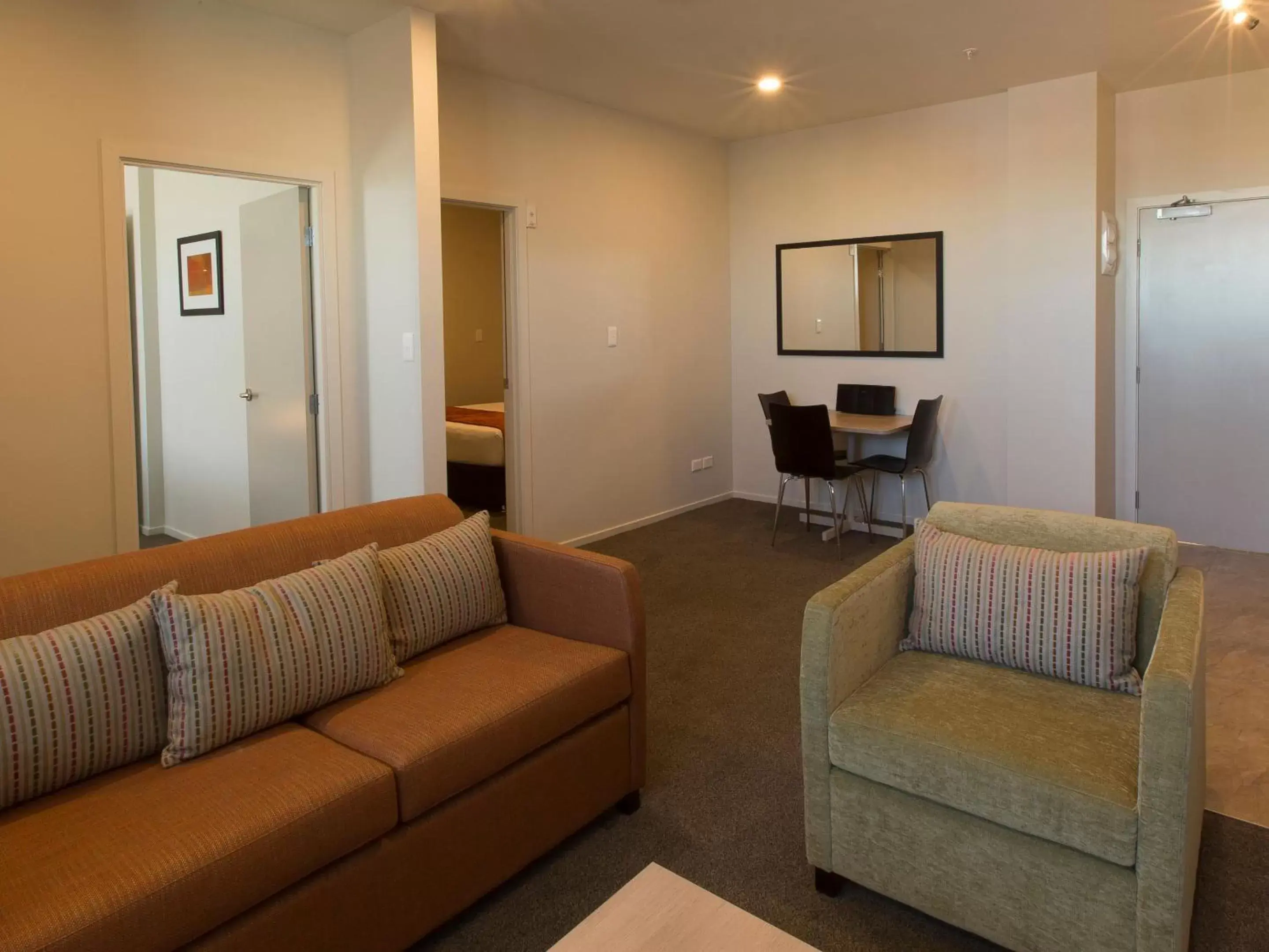 Seating Area in Ramada Suites by Wyndham Christchurch City