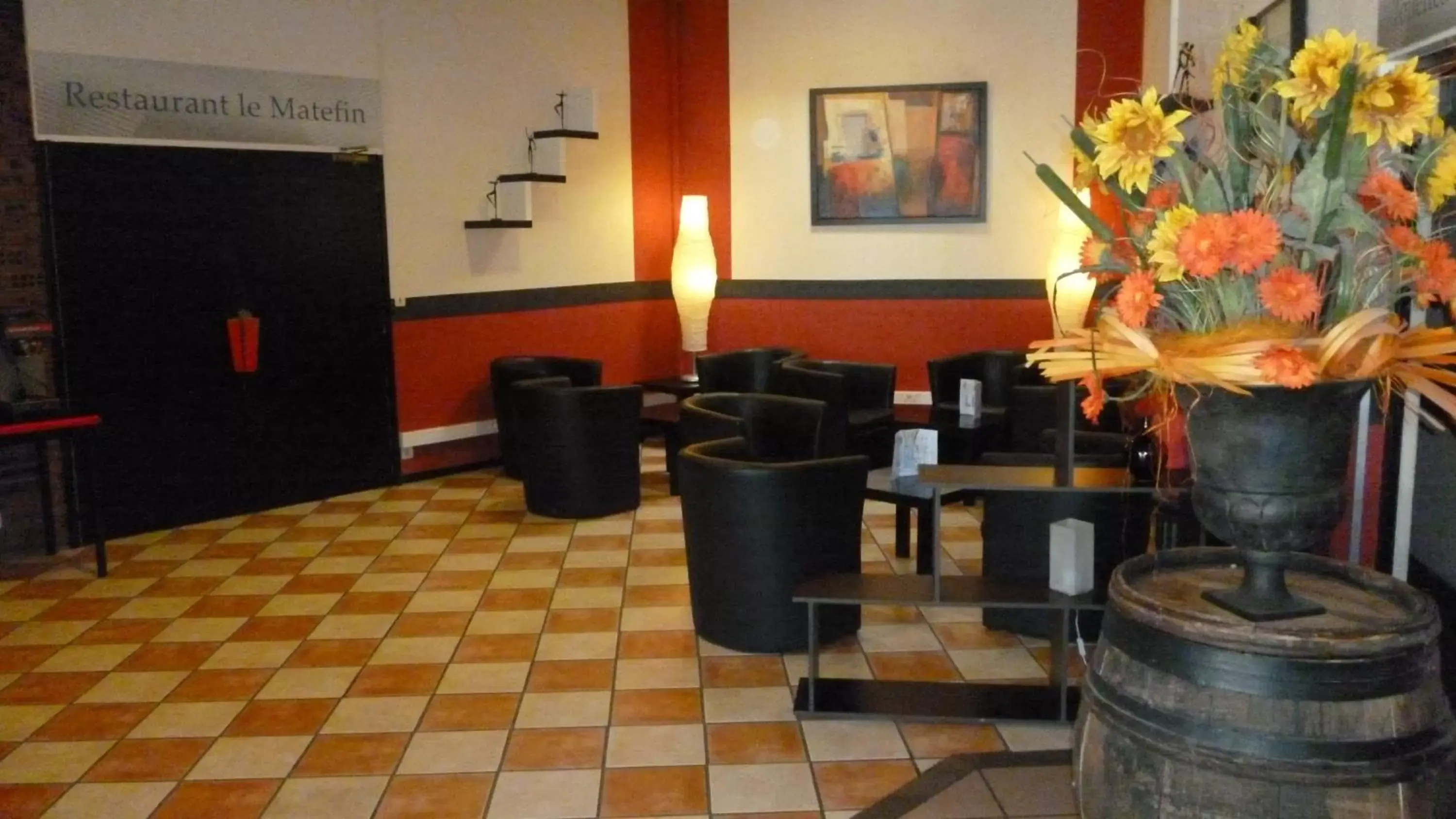 Lounge or bar, Lobby/Reception in Hôtel Escatel