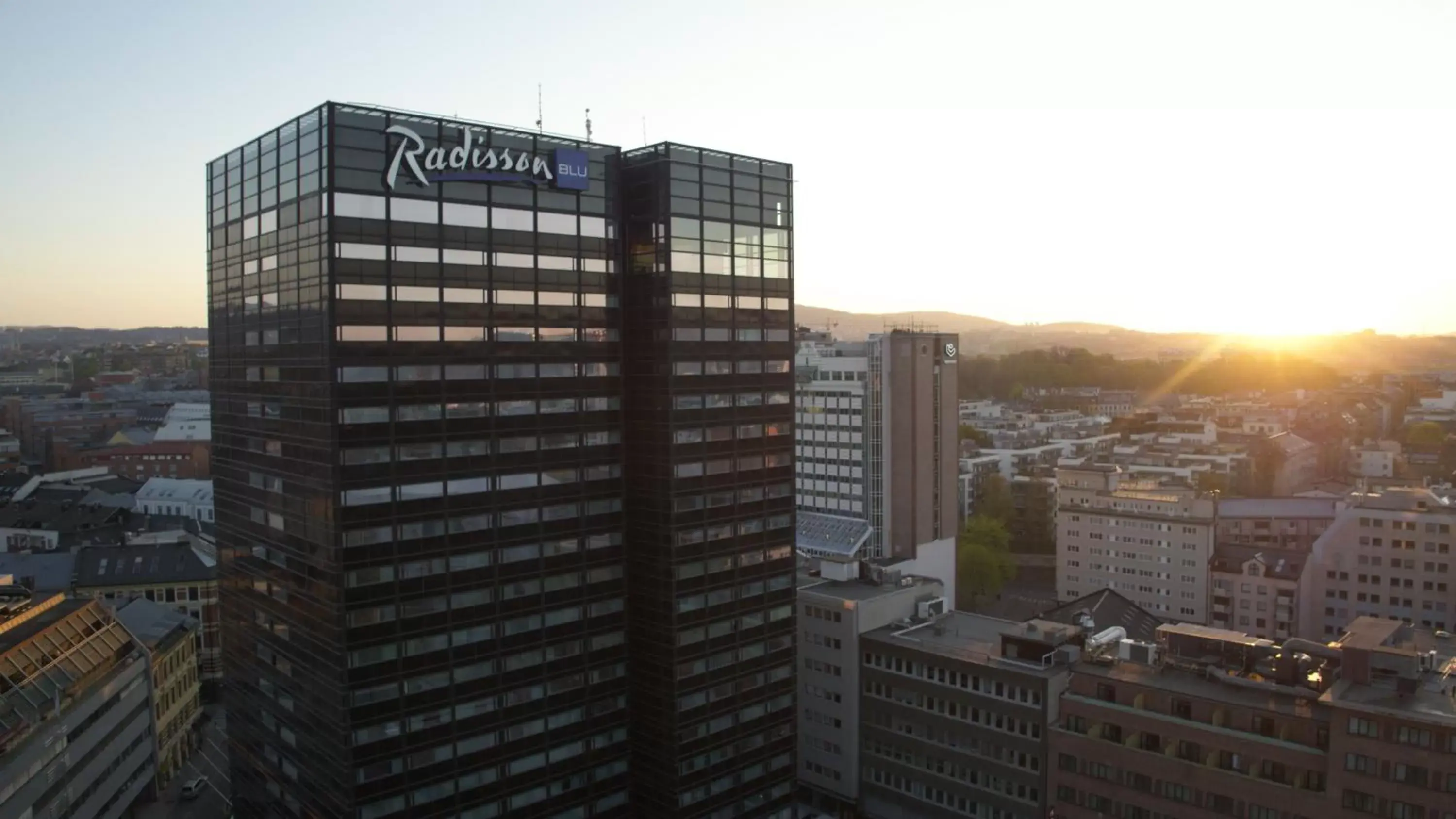 Facade/entrance in Radisson Blu Scandinavia Hotel, Oslo