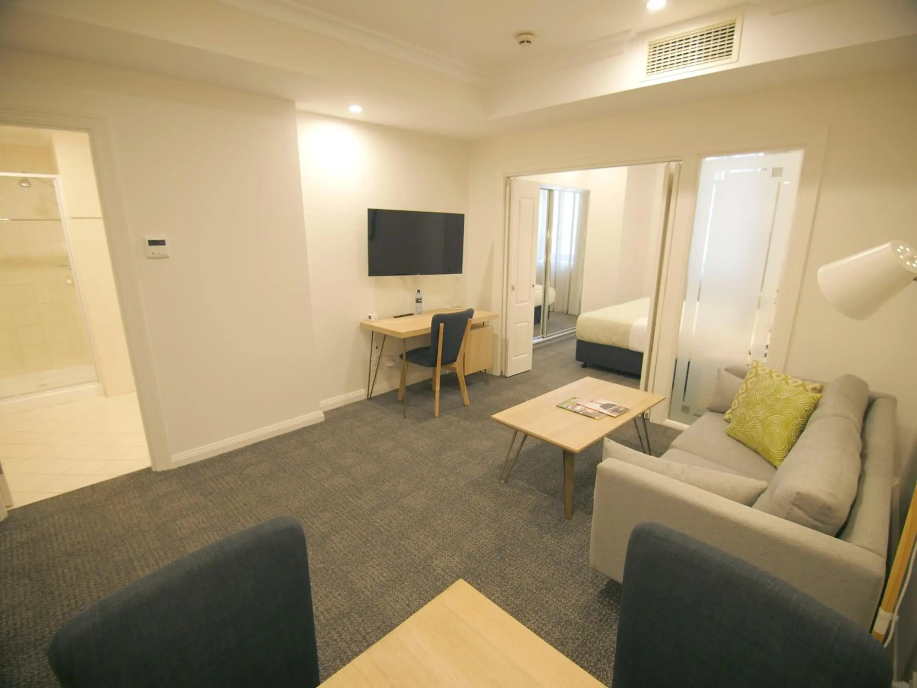 Living room, Seating Area in Quality Apartments Adelaide Central