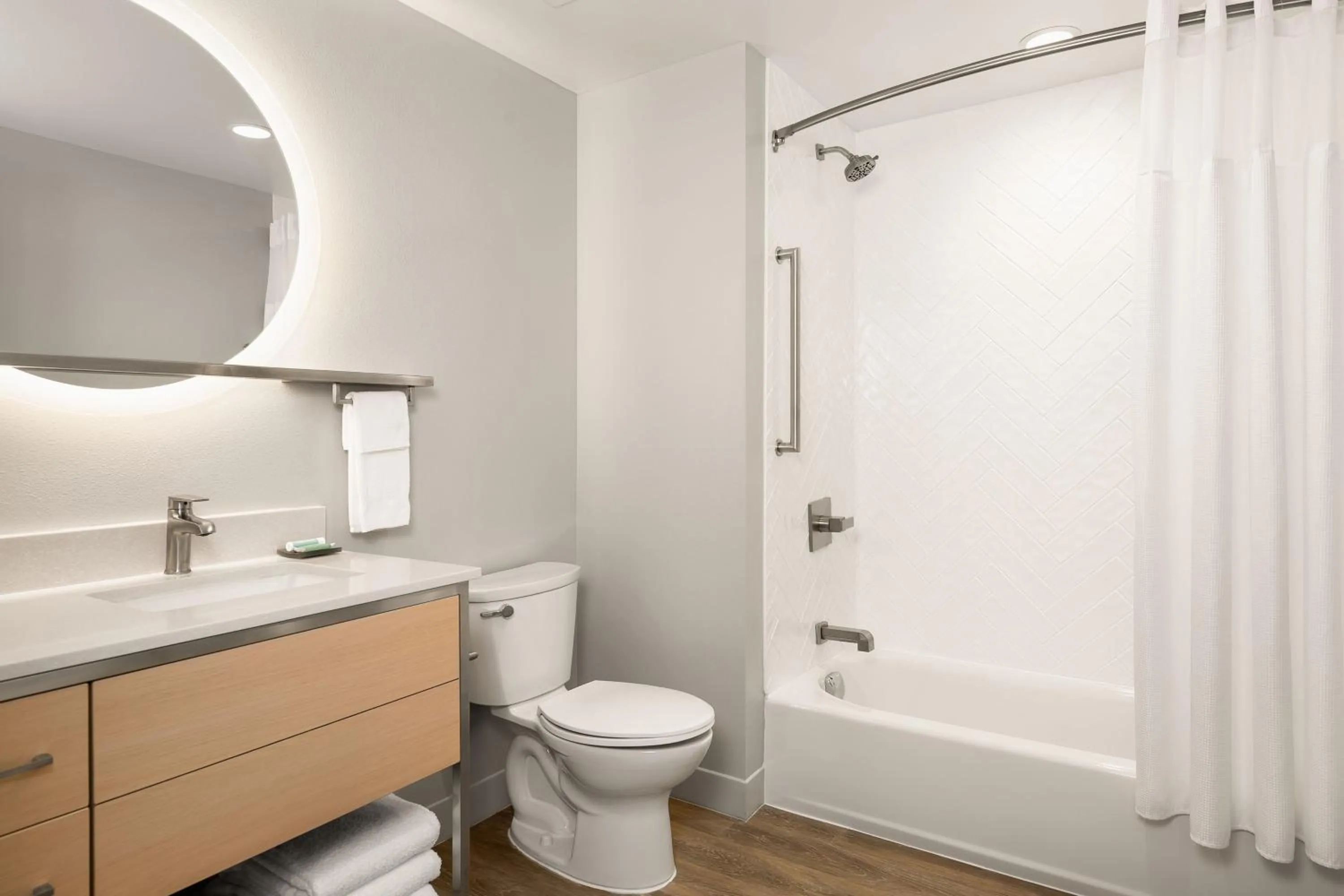 Bathroom in TownePlace Suites by Marriott Iron Mountain