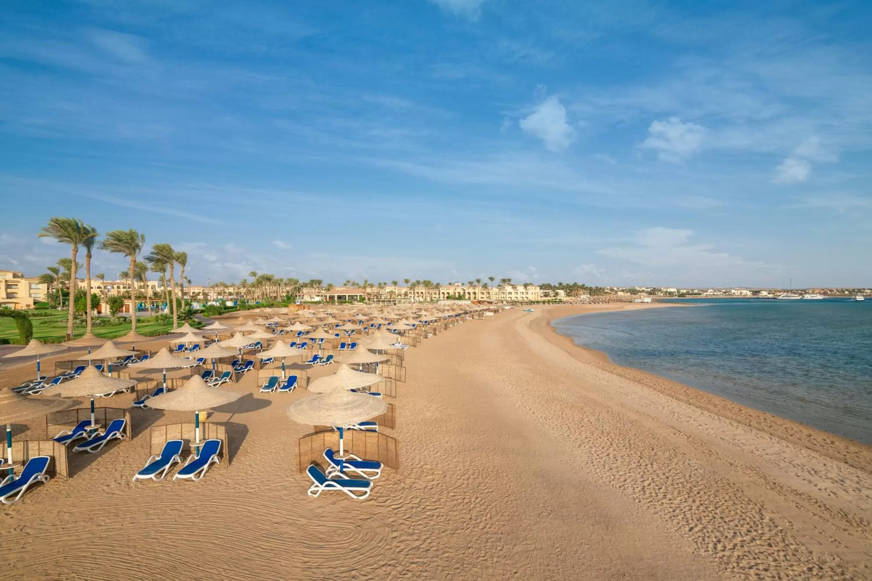 Beach in Cleopatra Luxury Resort Makadi Bay