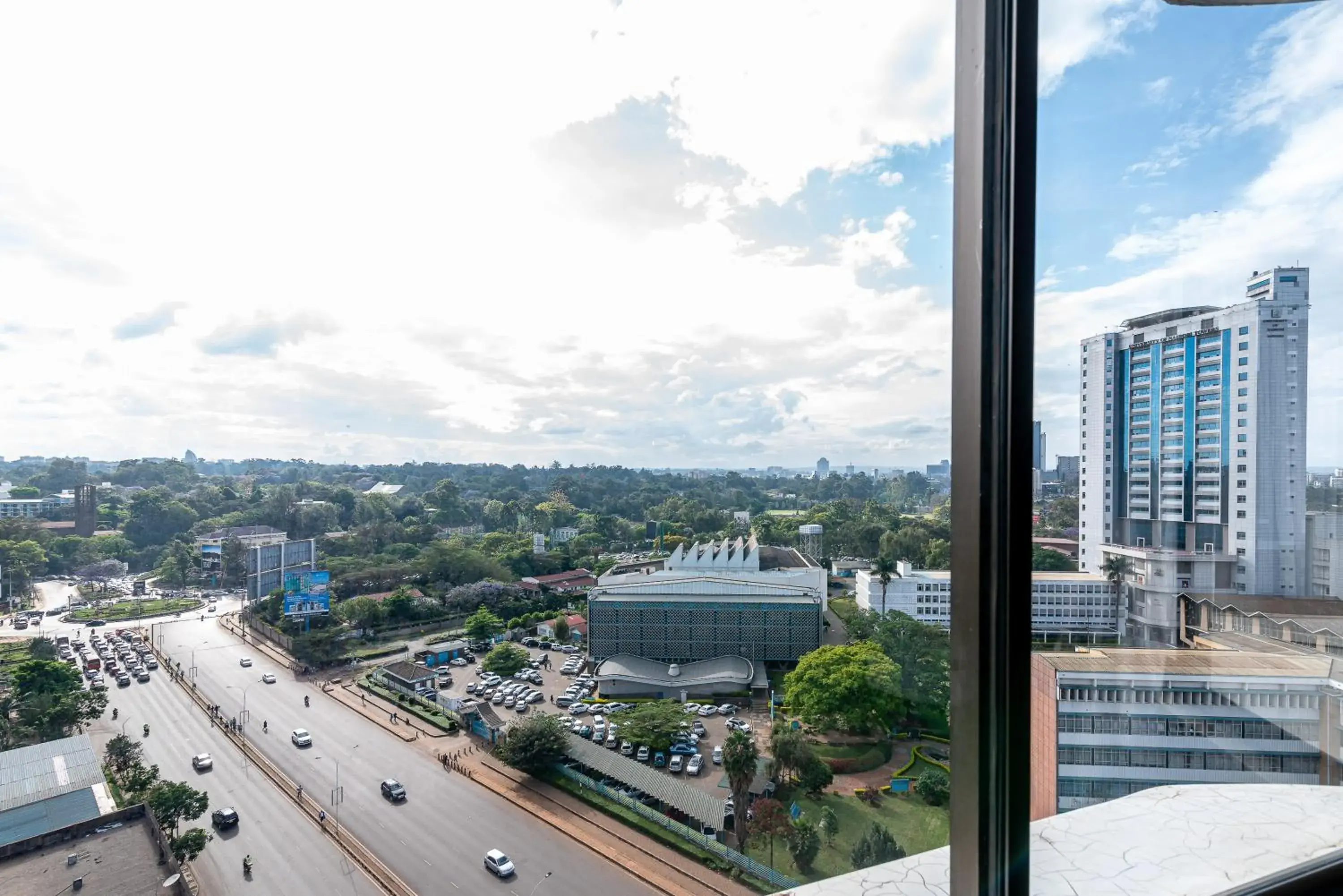 City view in Nairobi Safari Club