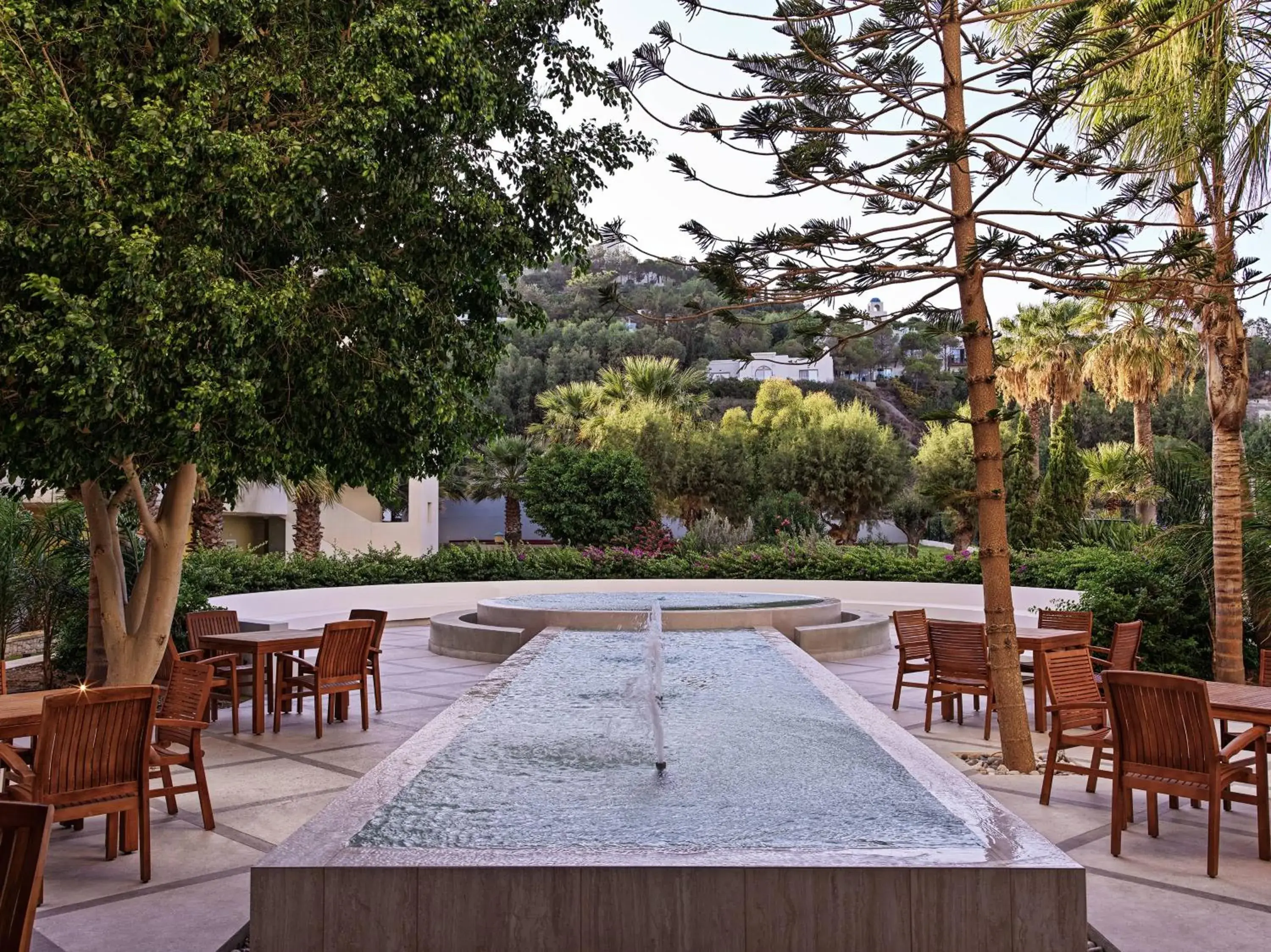 Patio, Swimming Pool in Esperides Beach Resort