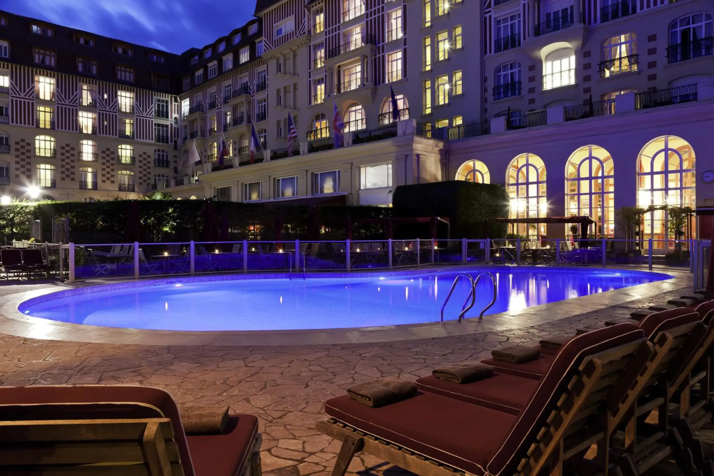 Facade/entrance, Swimming Pool in Hotel Barriere Le Royal Deauville