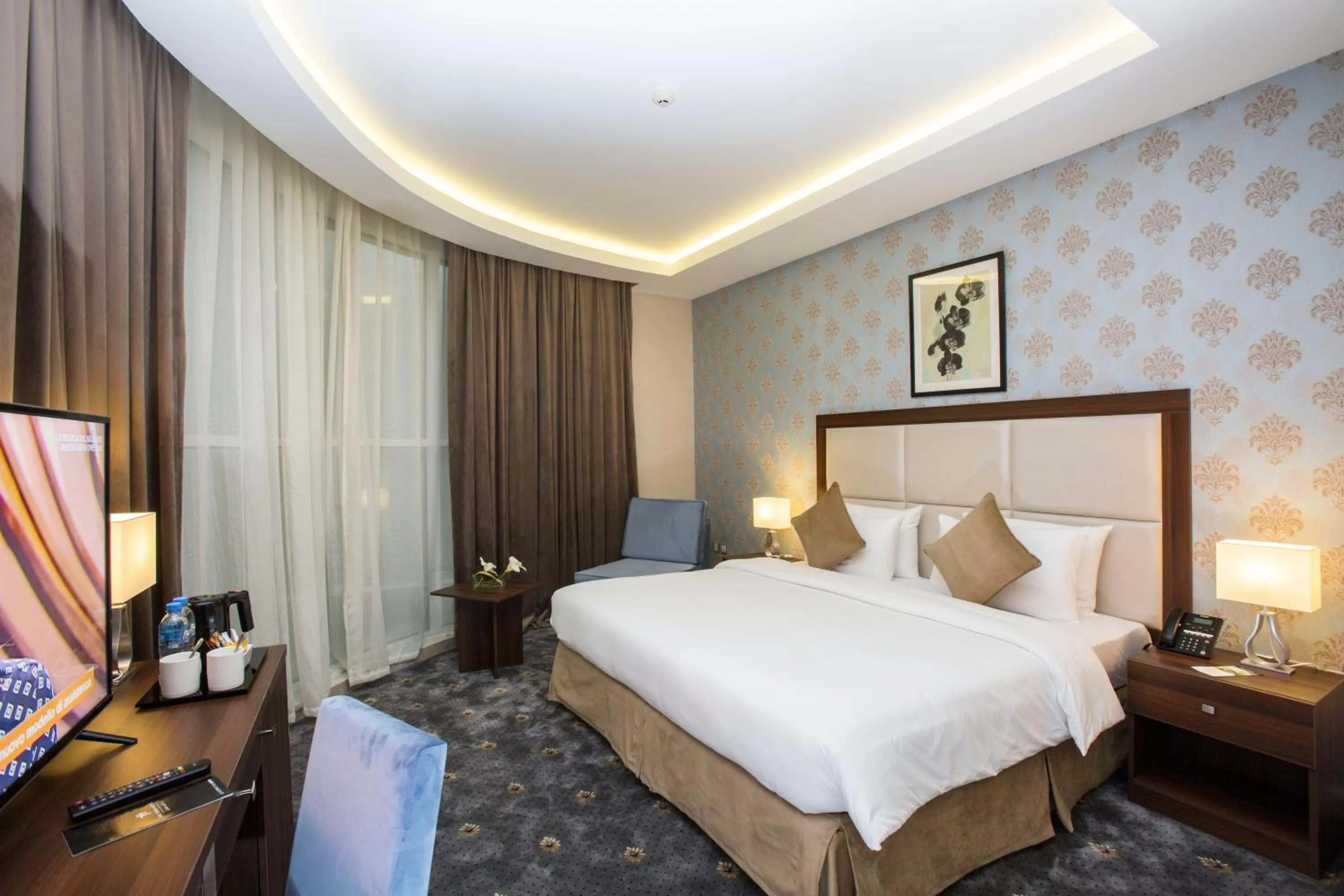 Bedroom, Bed in The Town Hotel Doha