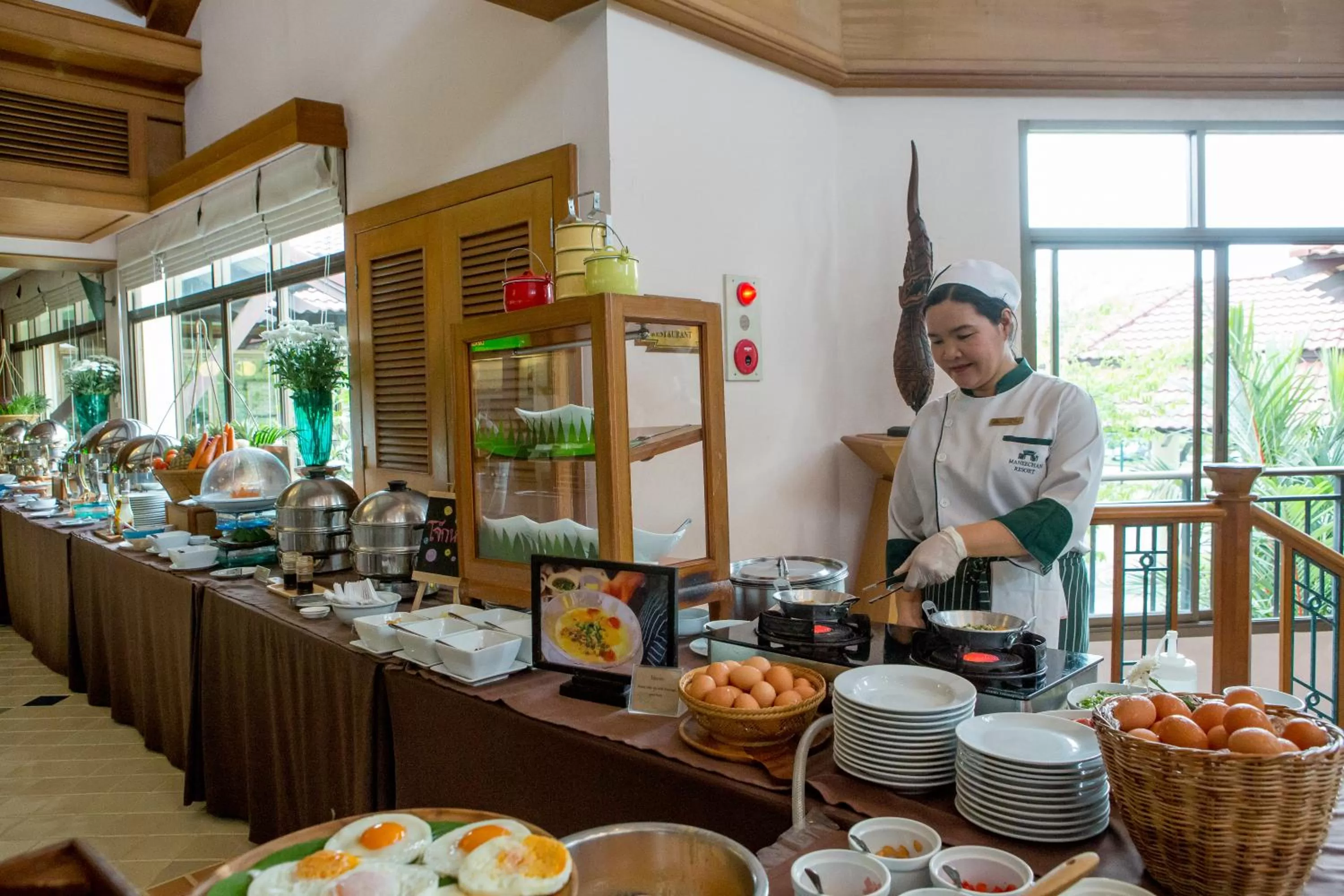 Breakfast in Maneechan Resort - SHA Extra Plus