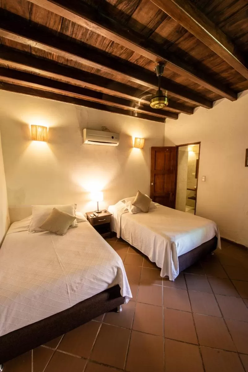 Bed in La Casa Amarilla