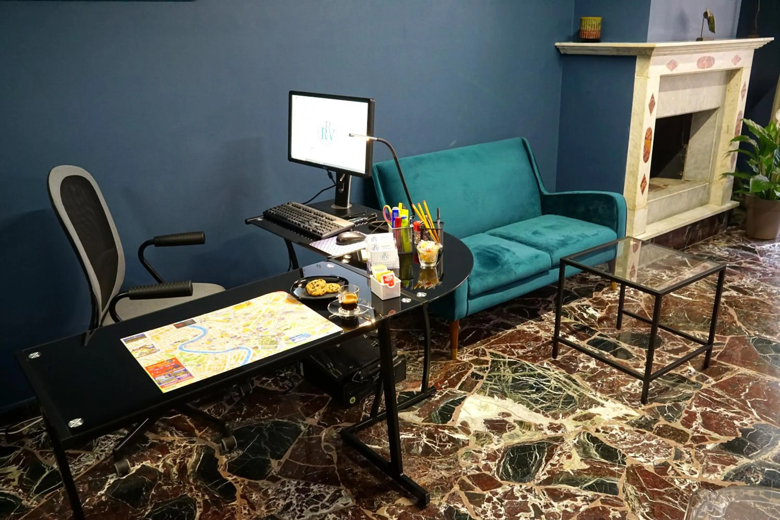 Lobby or reception in Regolo Rooms Vaticano