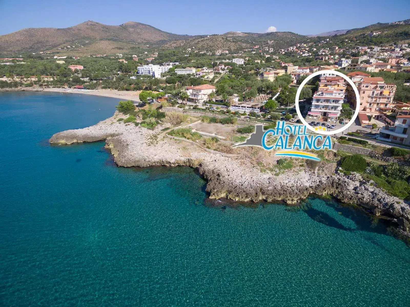 Property building, Bird's-eye View in Hotel Calanca