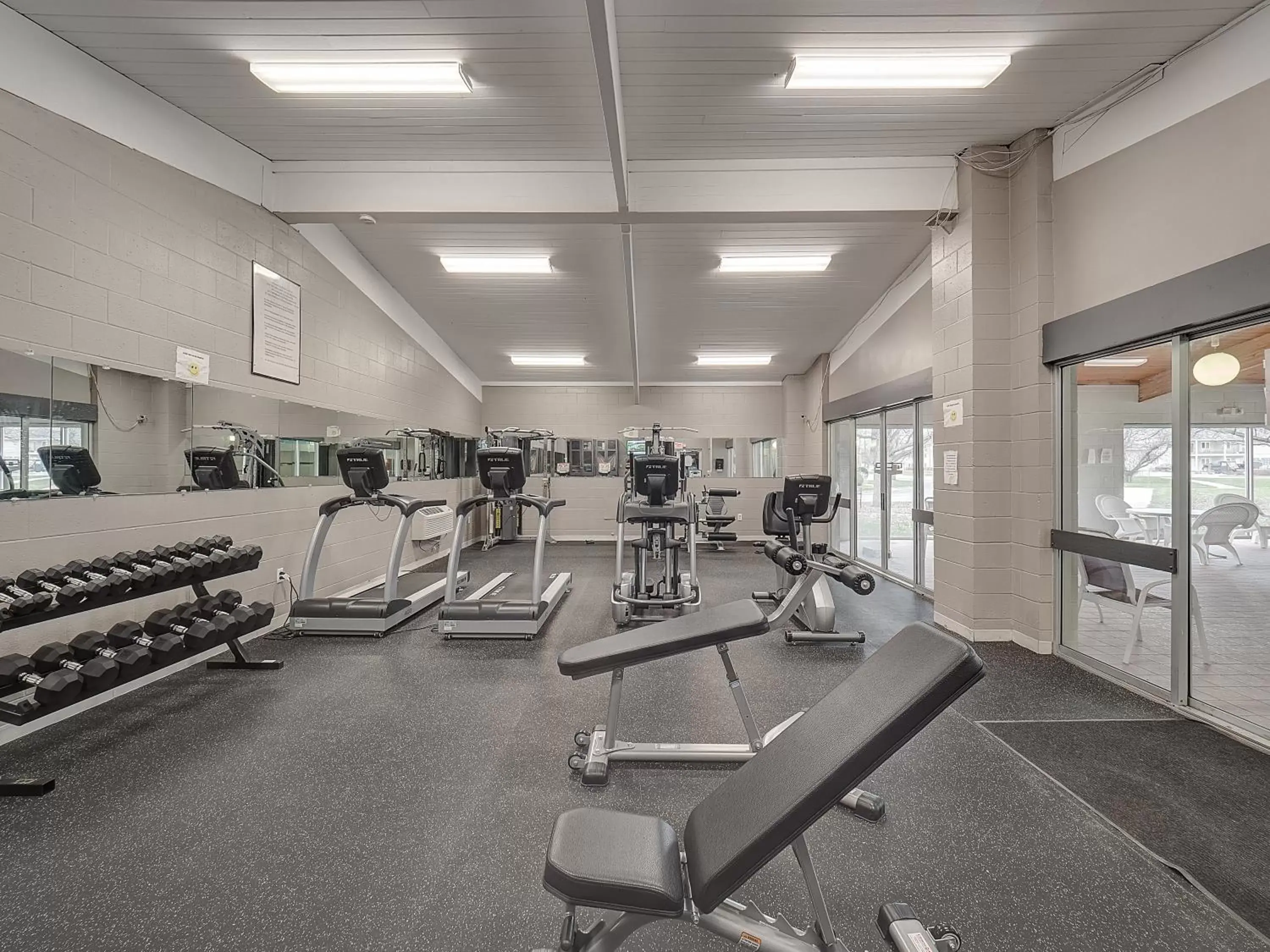 Fitness centre/facilities, Fitness Center/Facilities in Eastland Suites Extended Stay Hotel & Conference Center Urbana