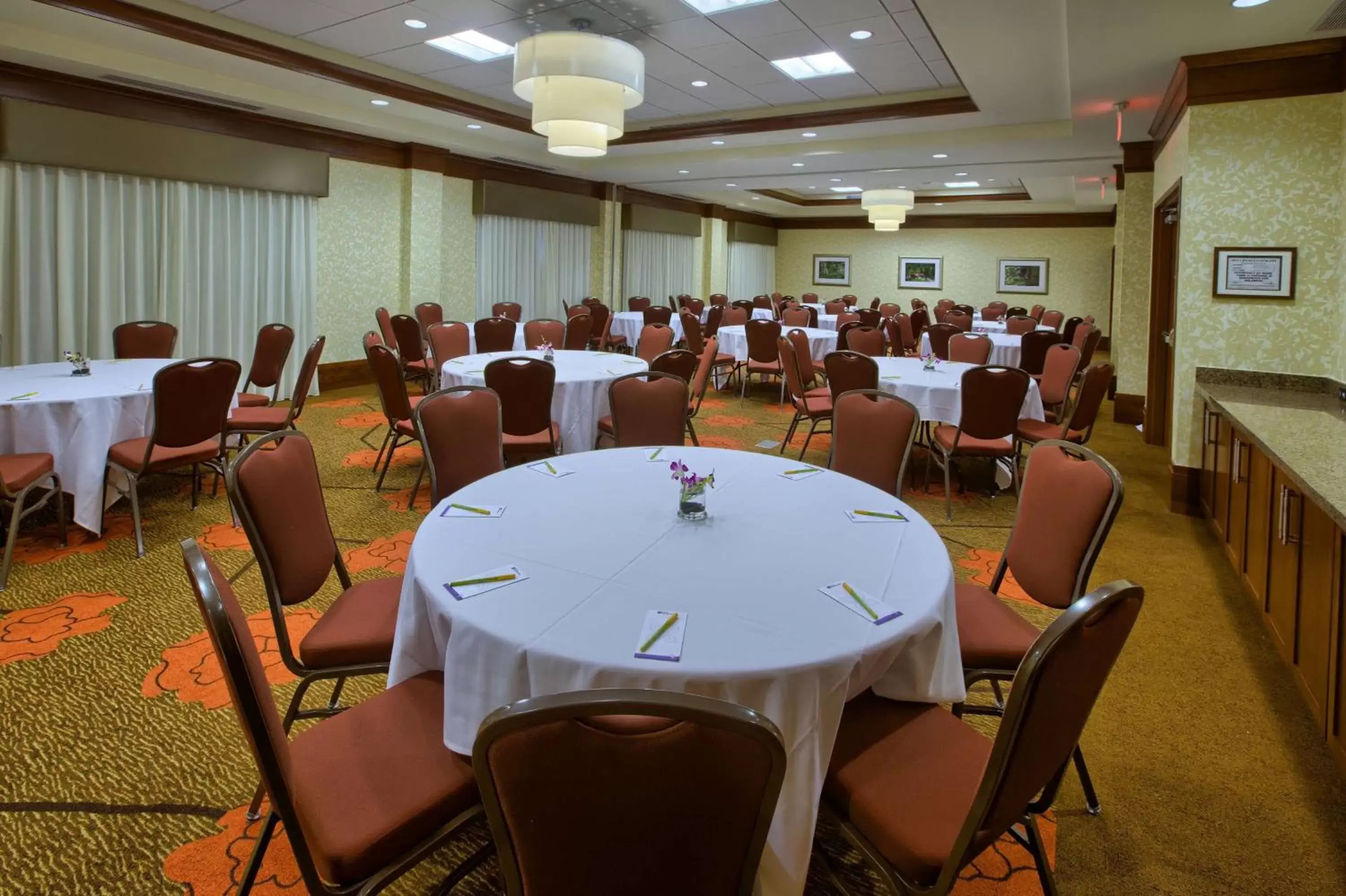 Meeting/conference room, Restaurant/Places to Eat in Hilton Garden Inn Durham-University Medical Center