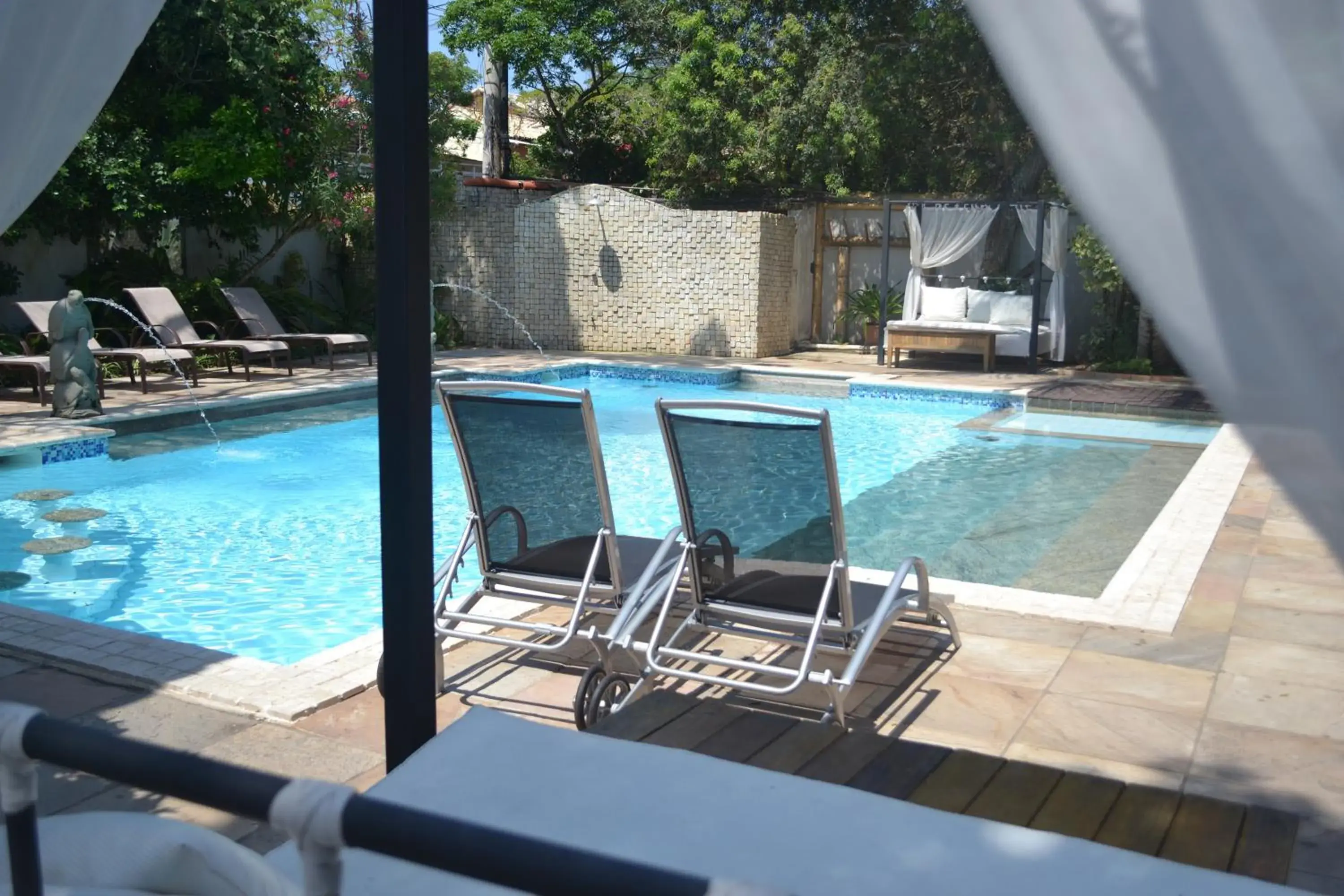 Decorative detail, Swimming Pool in Pousada Blue Marlin