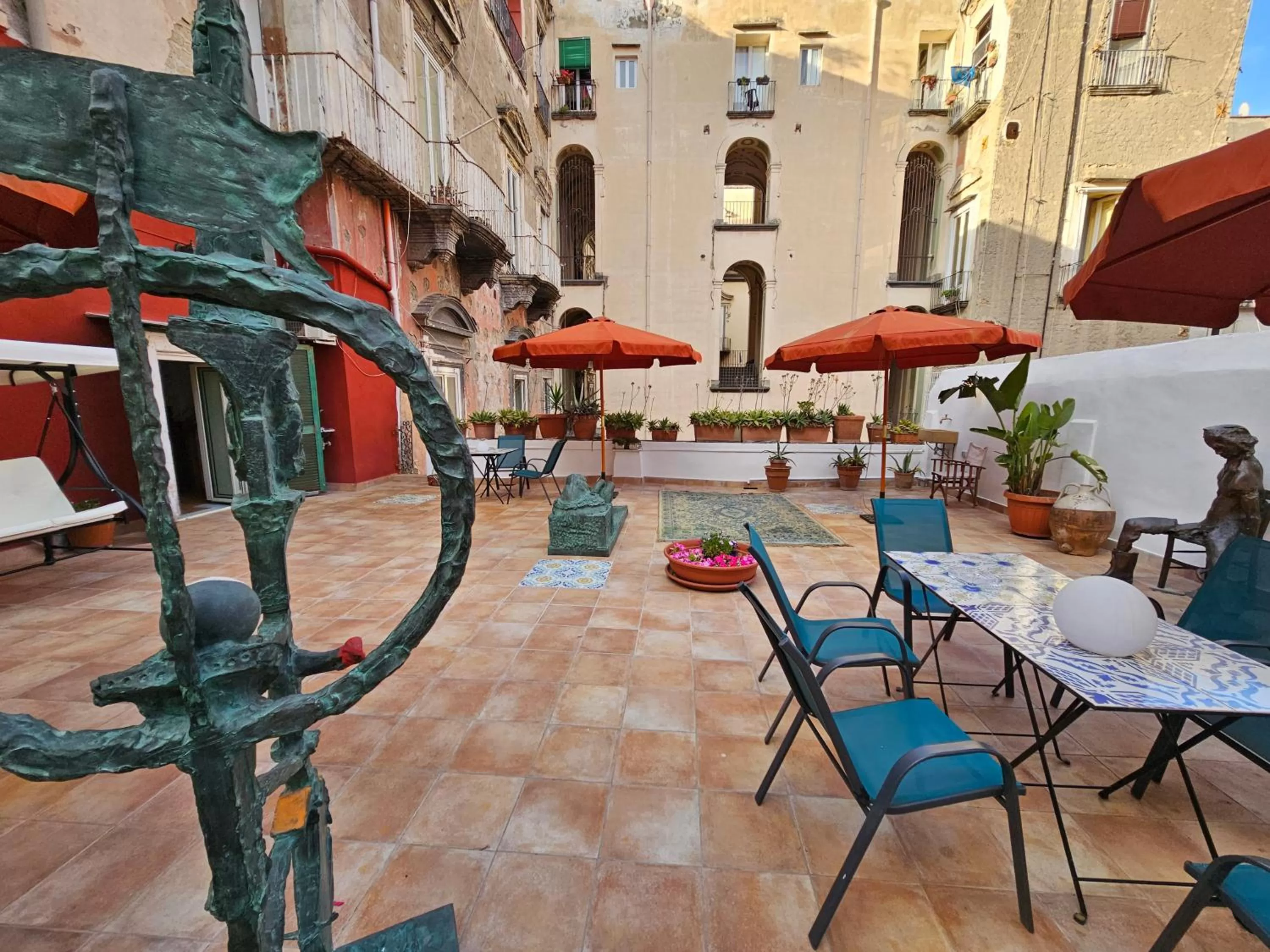 Patio in The Spanish Palace, Suites, Rooms, Apartments & Terraces