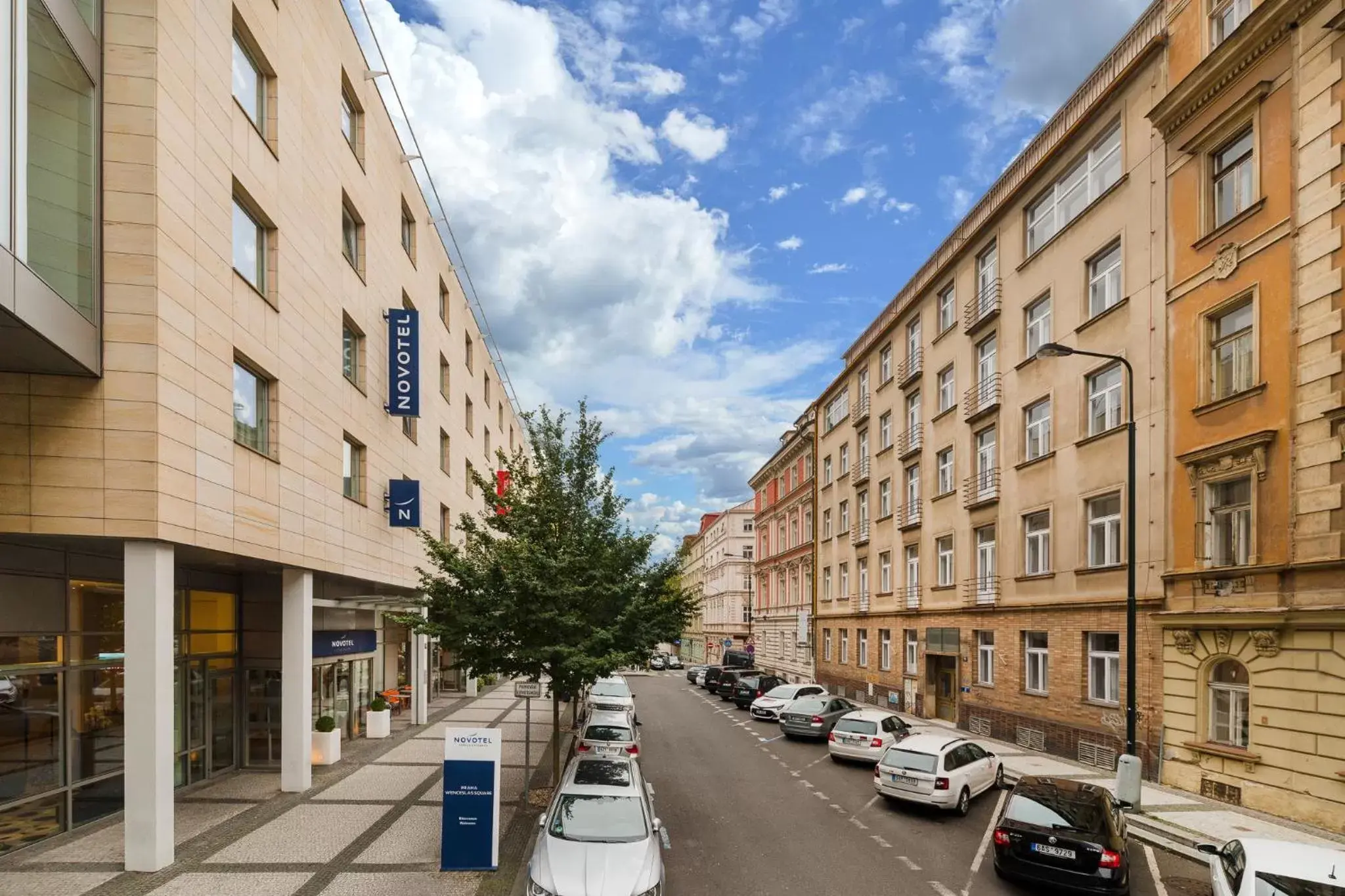 Street view in Novotel Praha Wenceslas Square