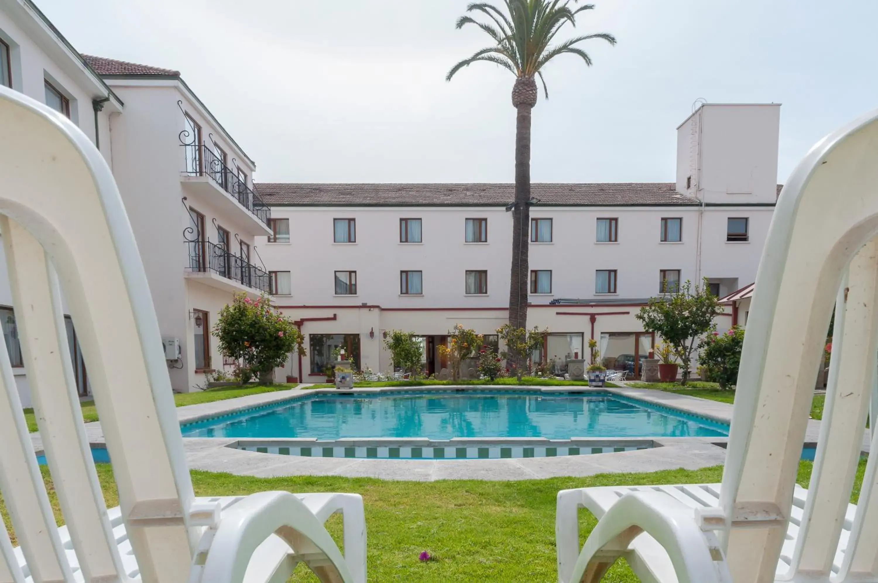 Garden, Swimming Pool in Hotel Francisco De Aguirre