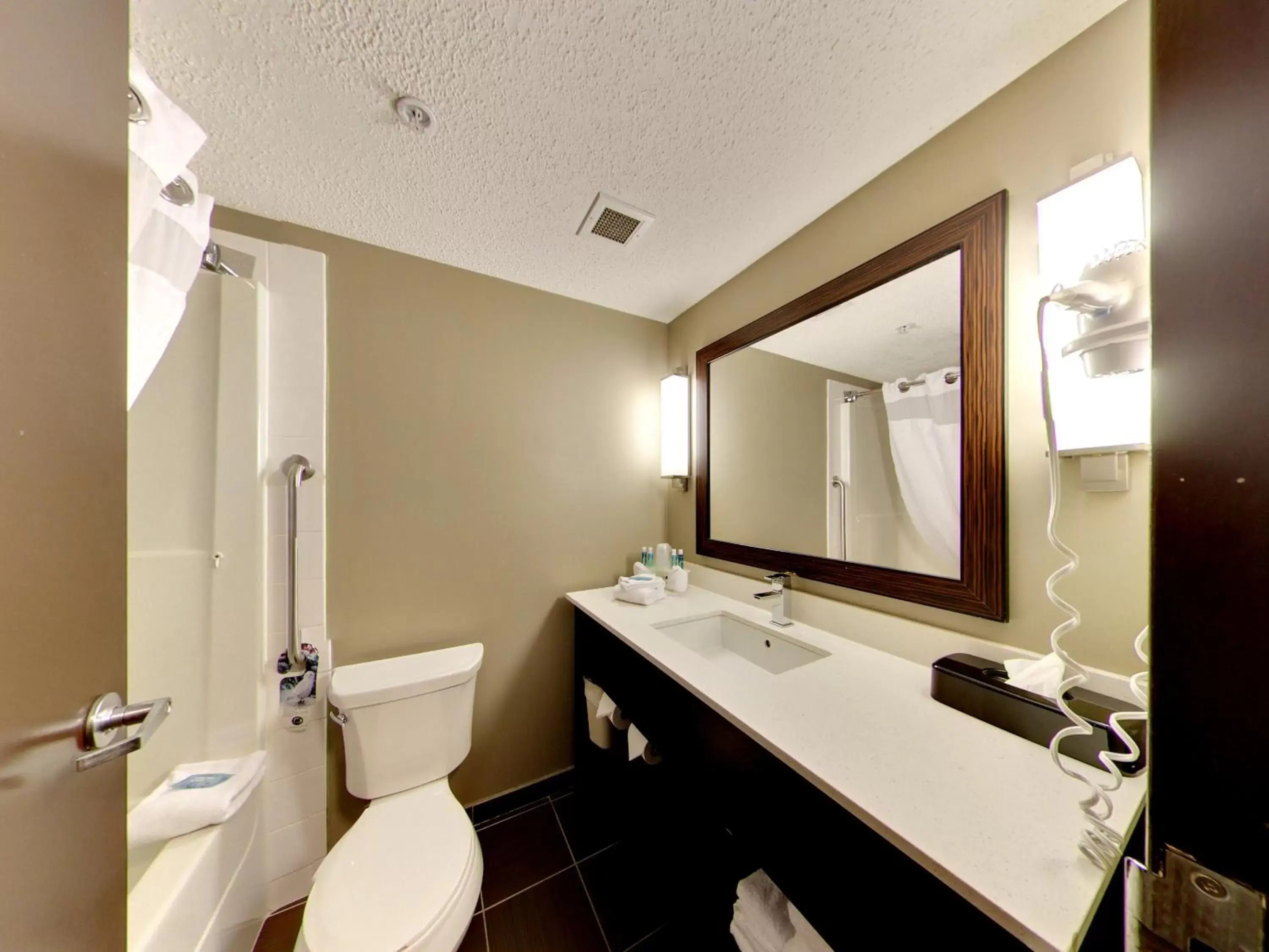 Photo of the whole room, Bathroom in Holiday Inn Express Hotel & Suites - Edmonton International Airport, an IHG Hotel