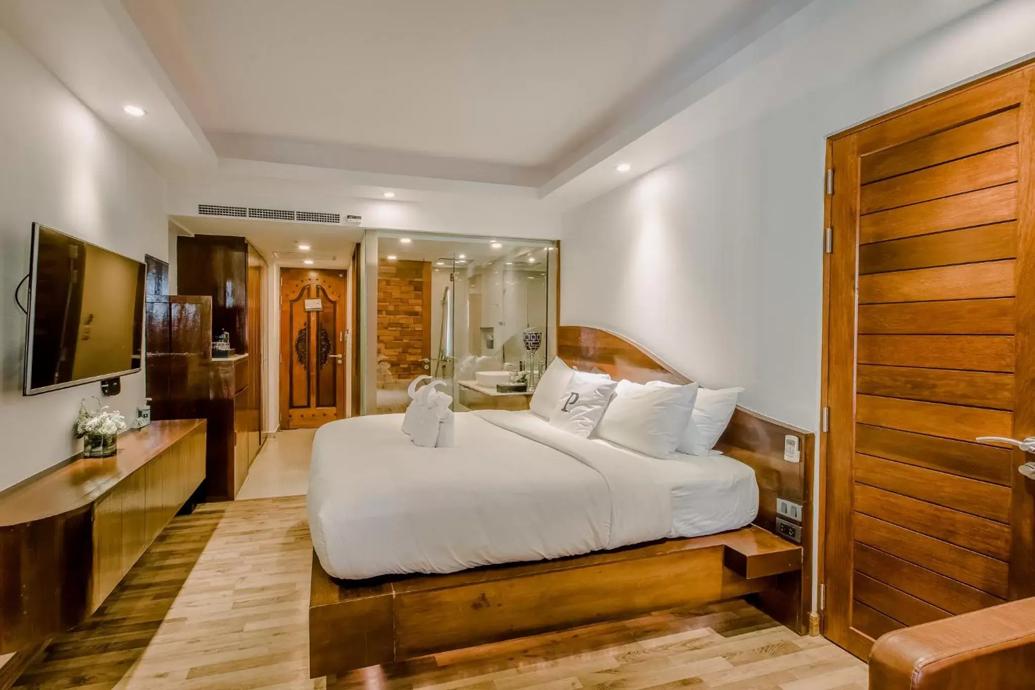 Bedroom, Bed in The Privilege Hotel Ezra Beach Club