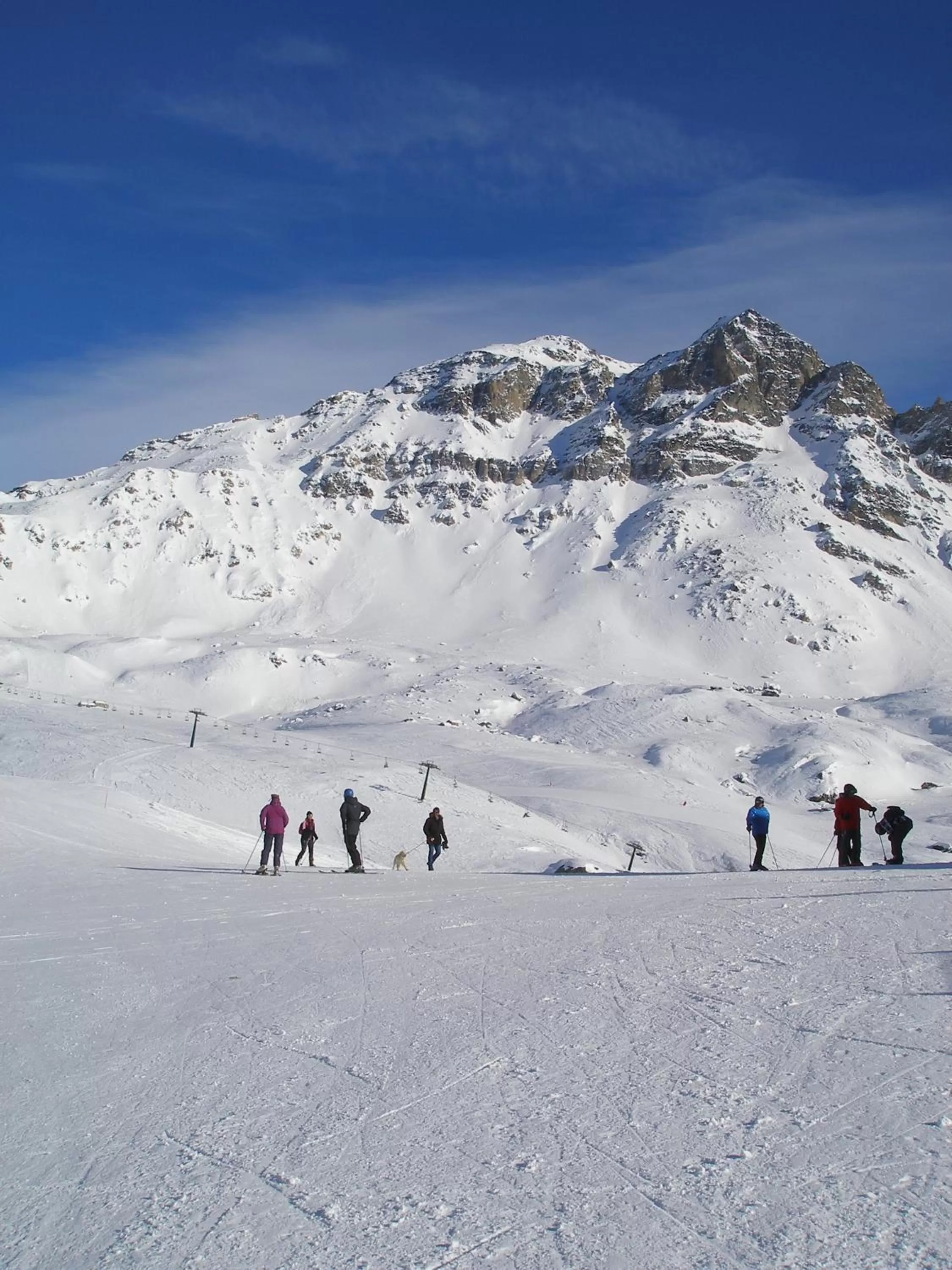 Skiing in Hotel Dama Bianca