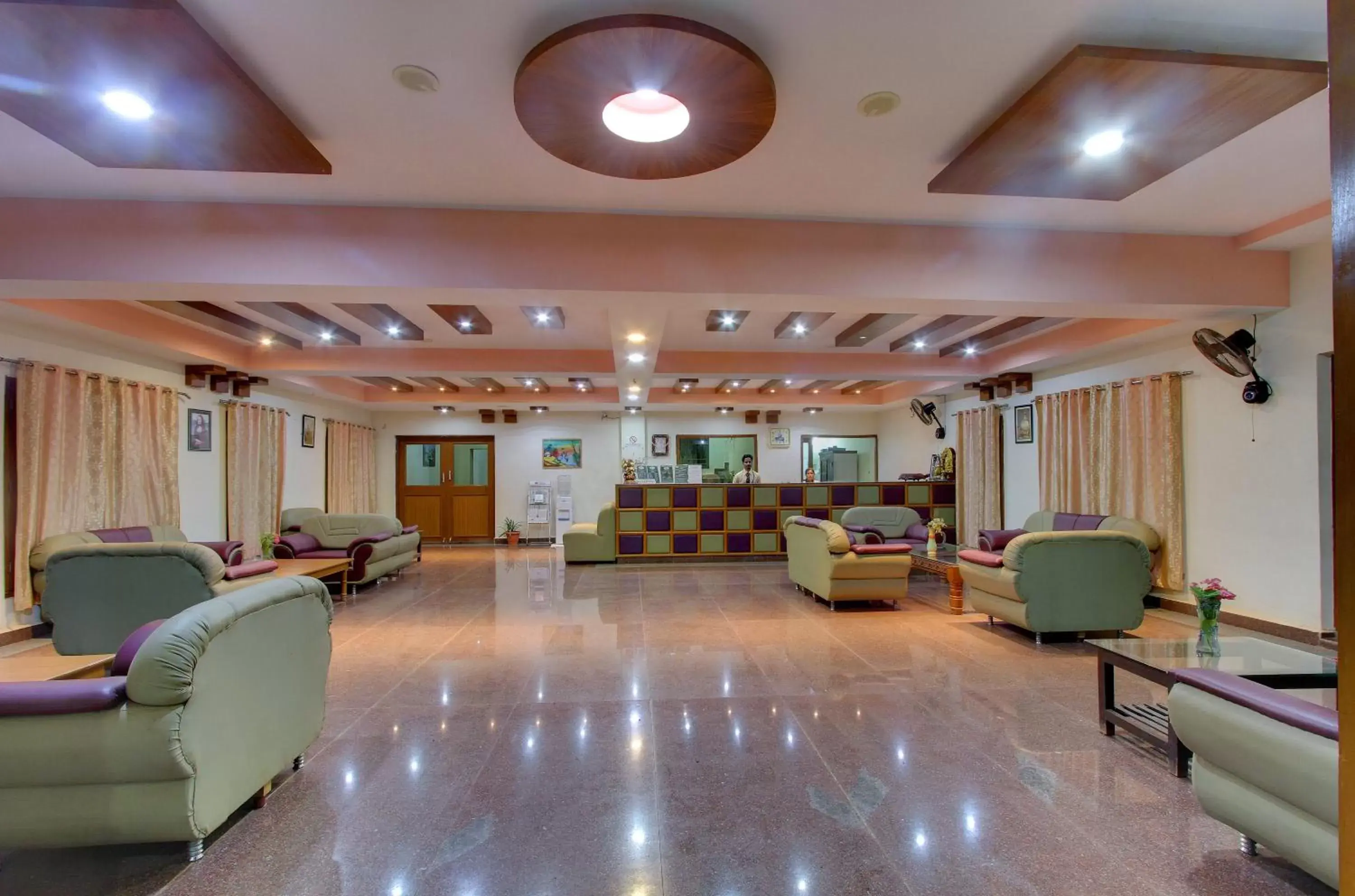 Lobby or reception in Kanthi Resorts Badami