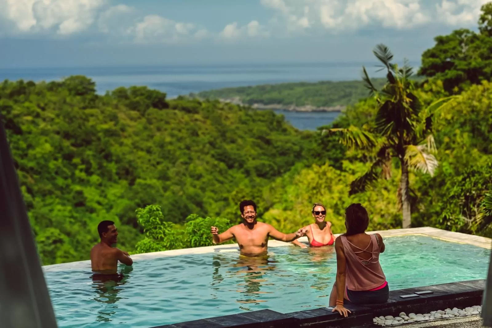 People in Tanah Damai Hotel
