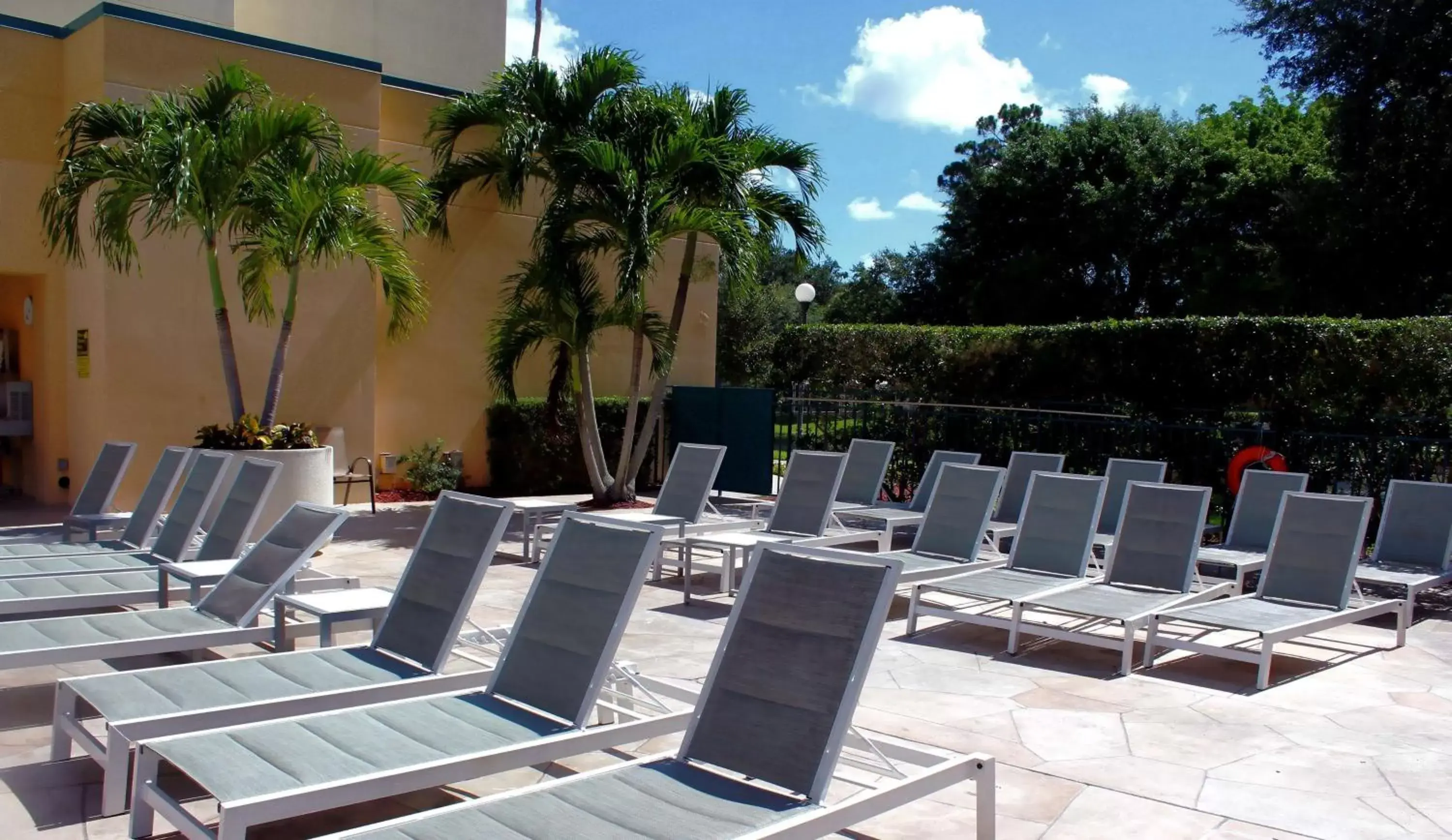Pool view in Hilton Boca Raton Suites
