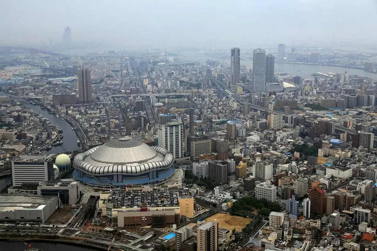 Nearby landmark, Bird's-eye View in Hotel Sobial Osaka Dome