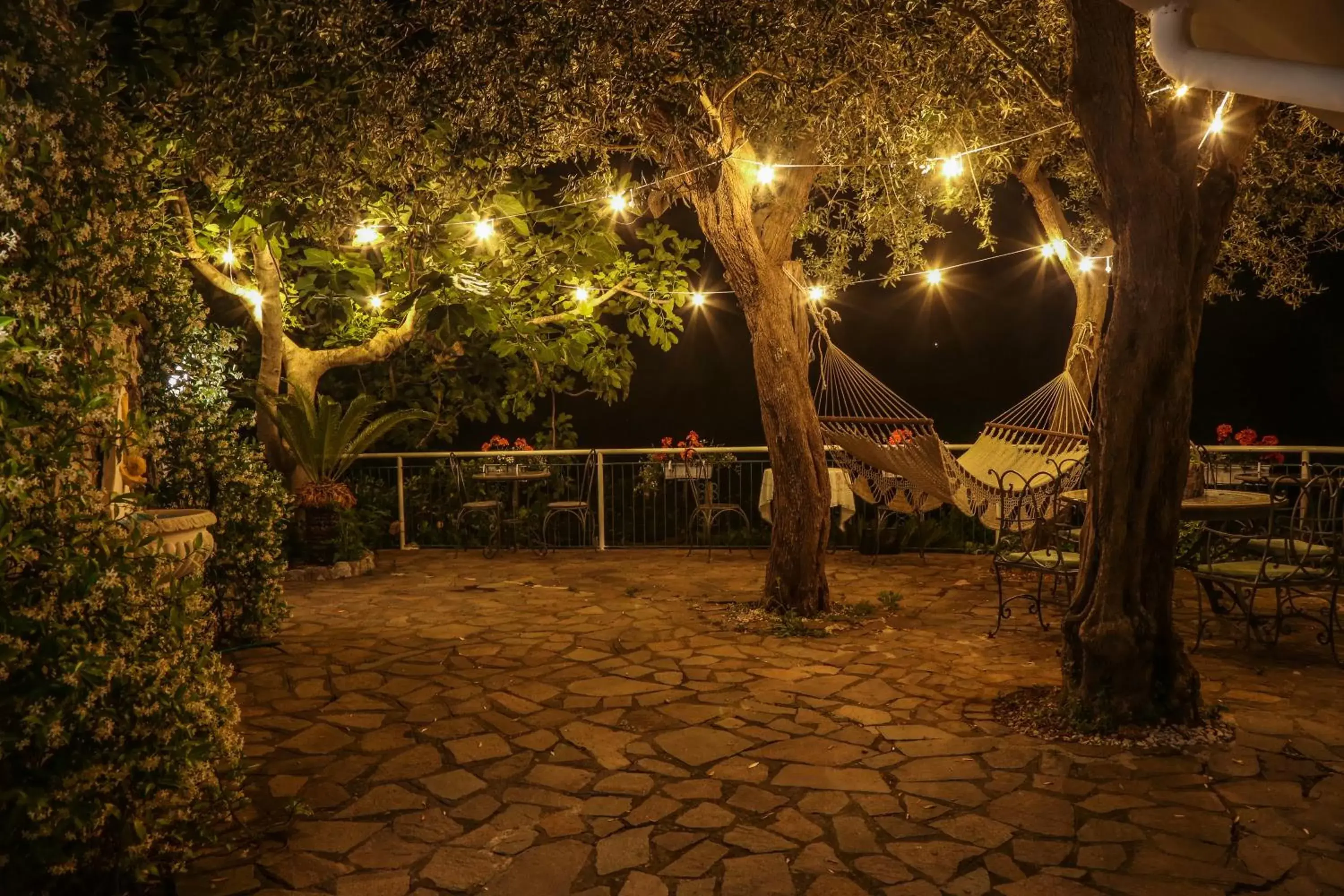 Patio in Villa Costanza sorrento B&b