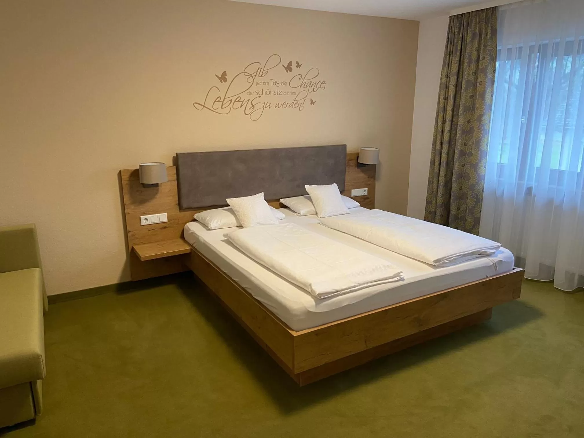 Bed in Gasthaus Hotel Kranz