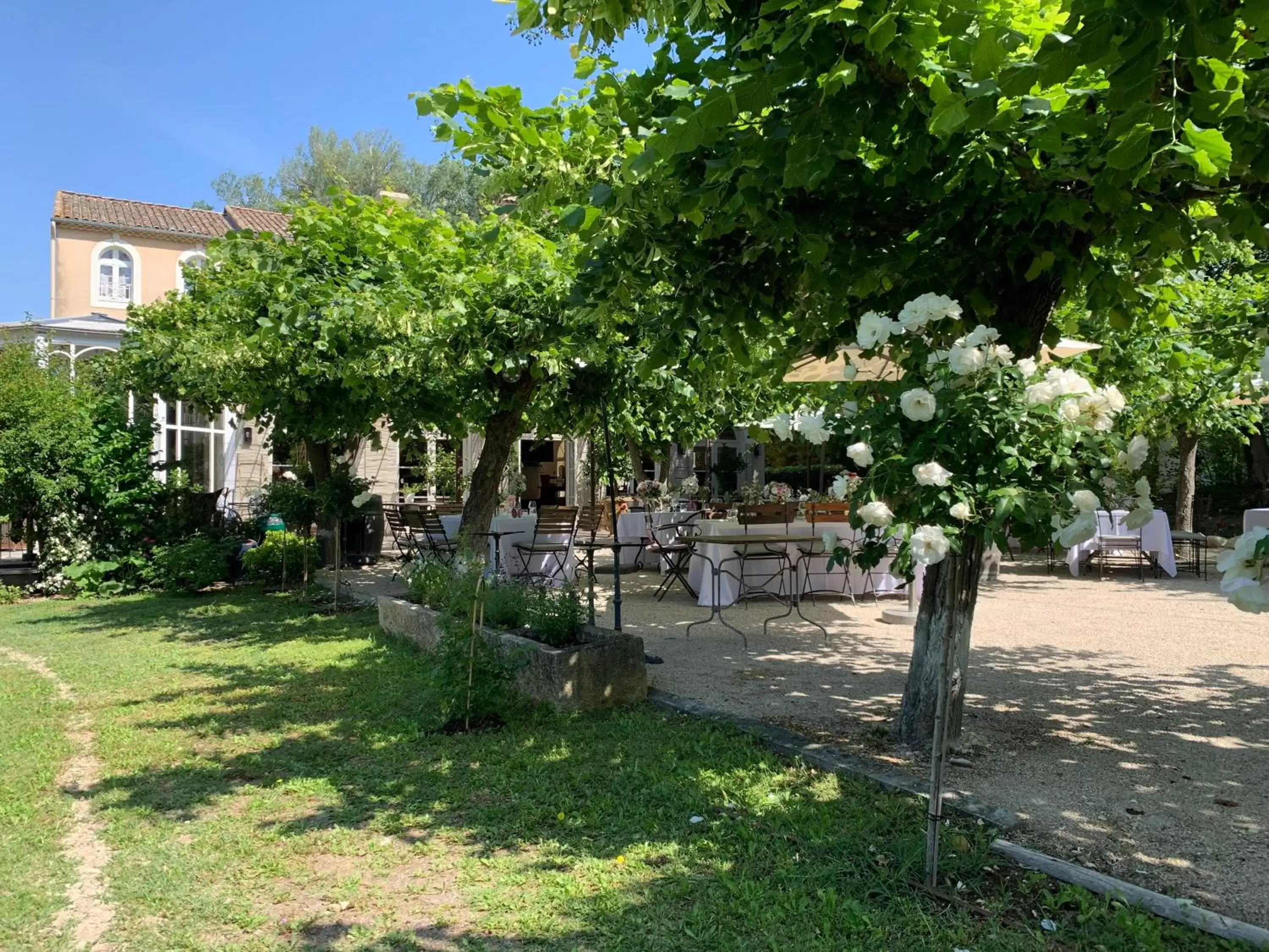 Restaurant/places to eat, Garden in Moulin de la Roque